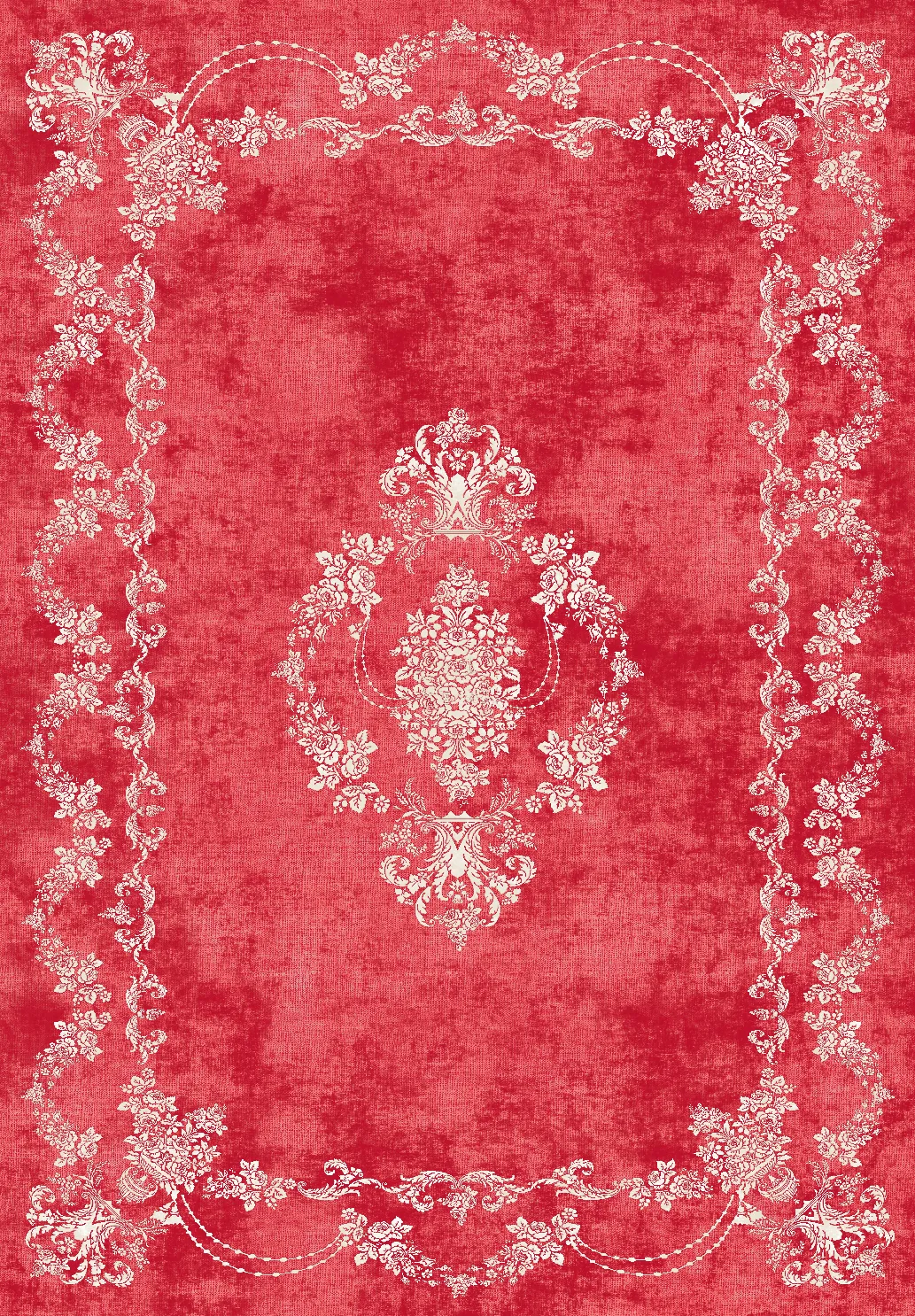 Tapis Wilton - Taknis (cerise)