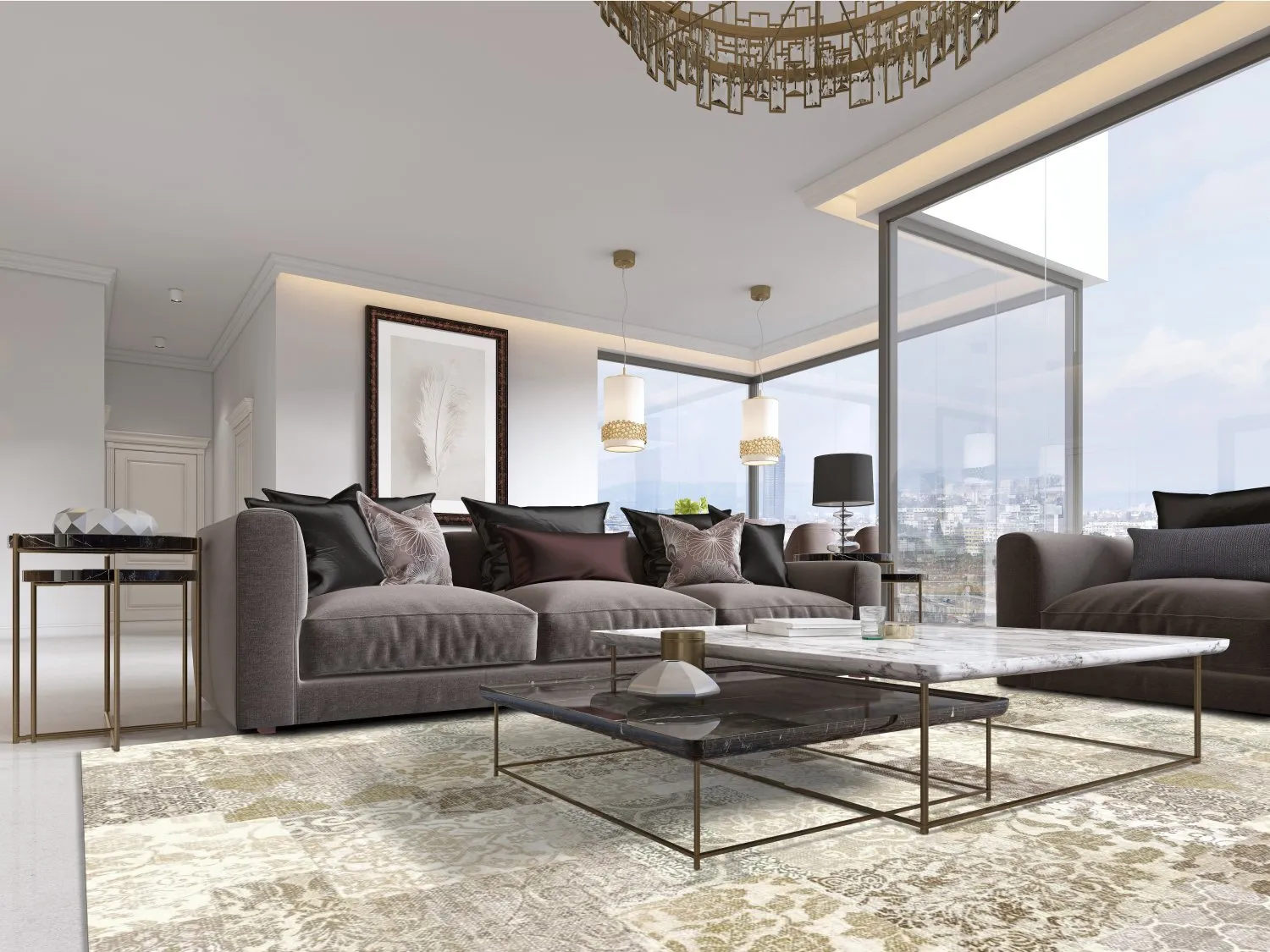 Wilton-Teppich - Carthage (beige)