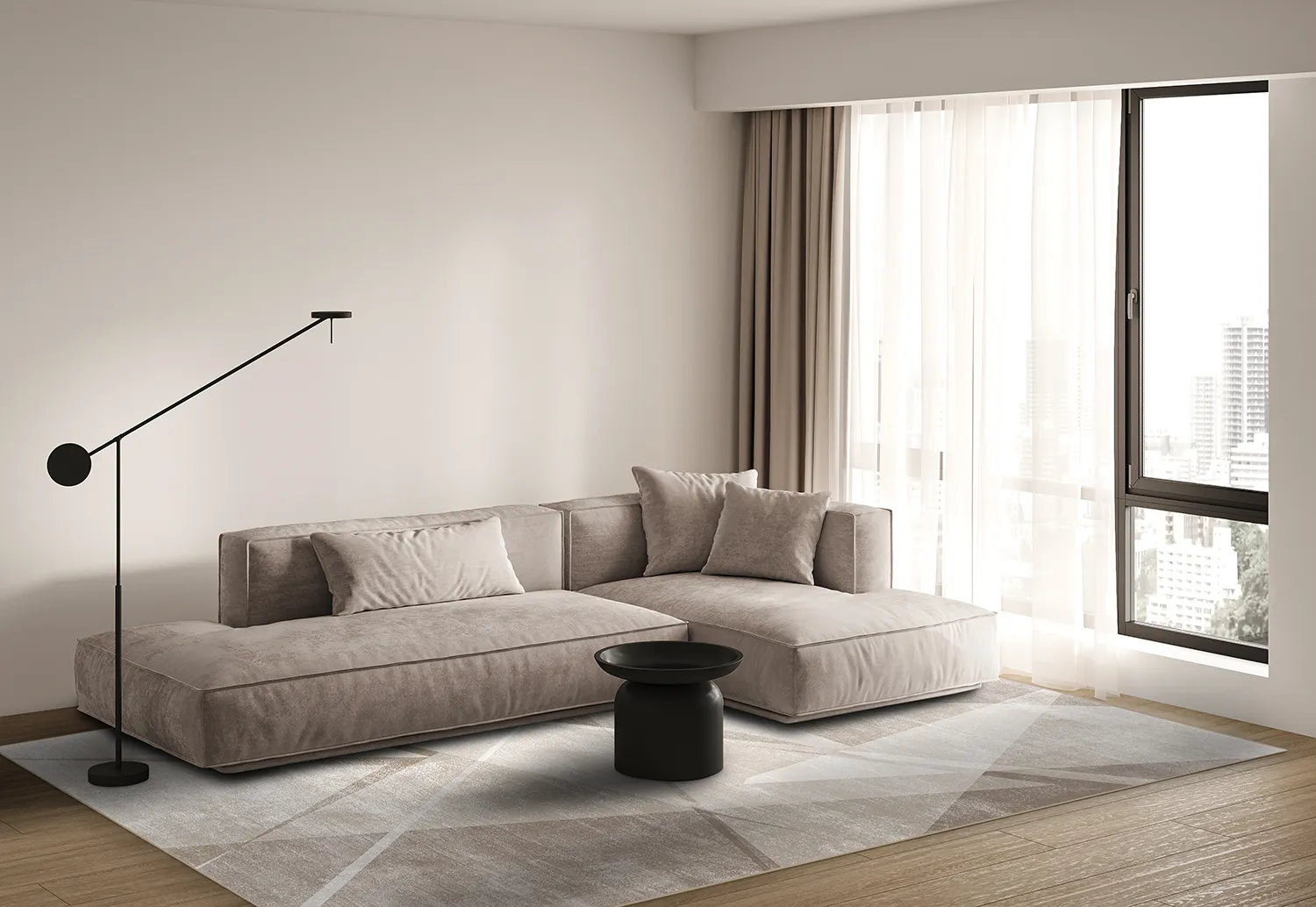 Wilton-Teppich - Lavinia (beige/multi)