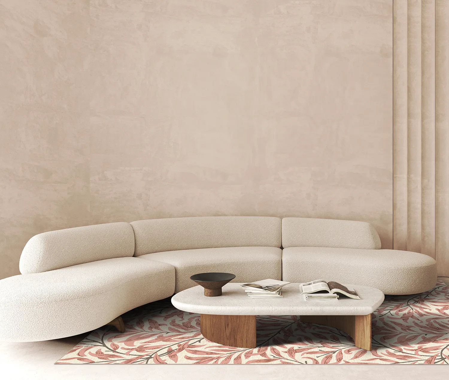 Wilton-Teppich - Dolores (rosa)