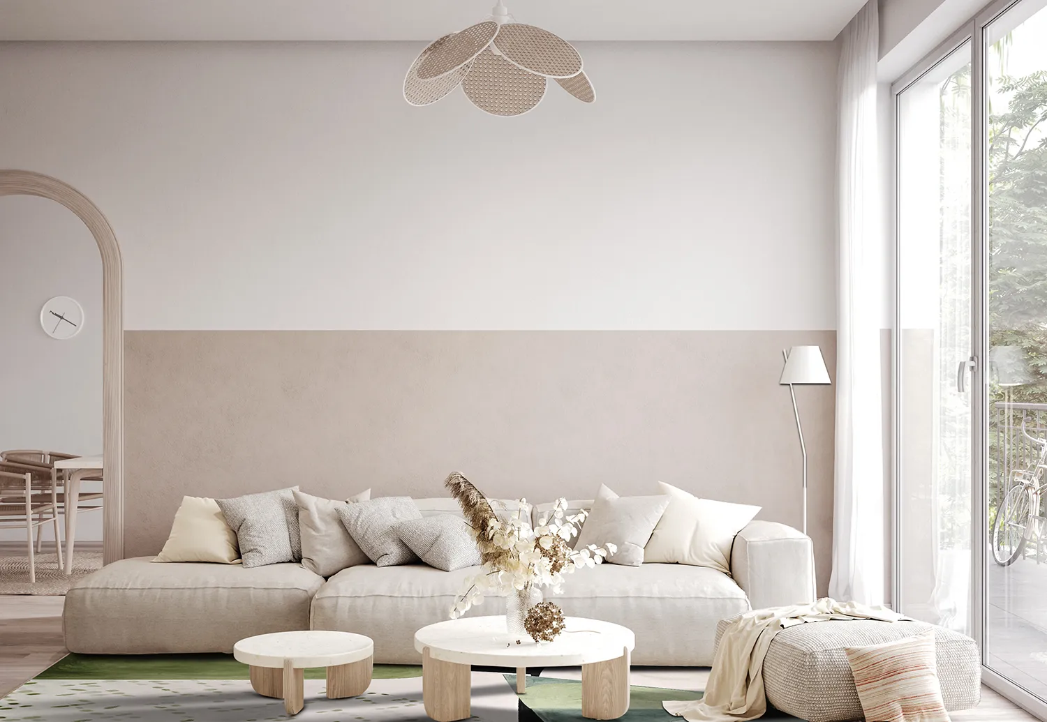 Wilton-Teppich - Nell (grün/multi)