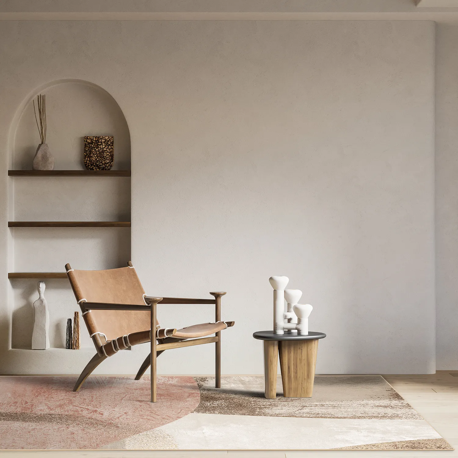 Tapis Wilton - Fia (rose/multi)