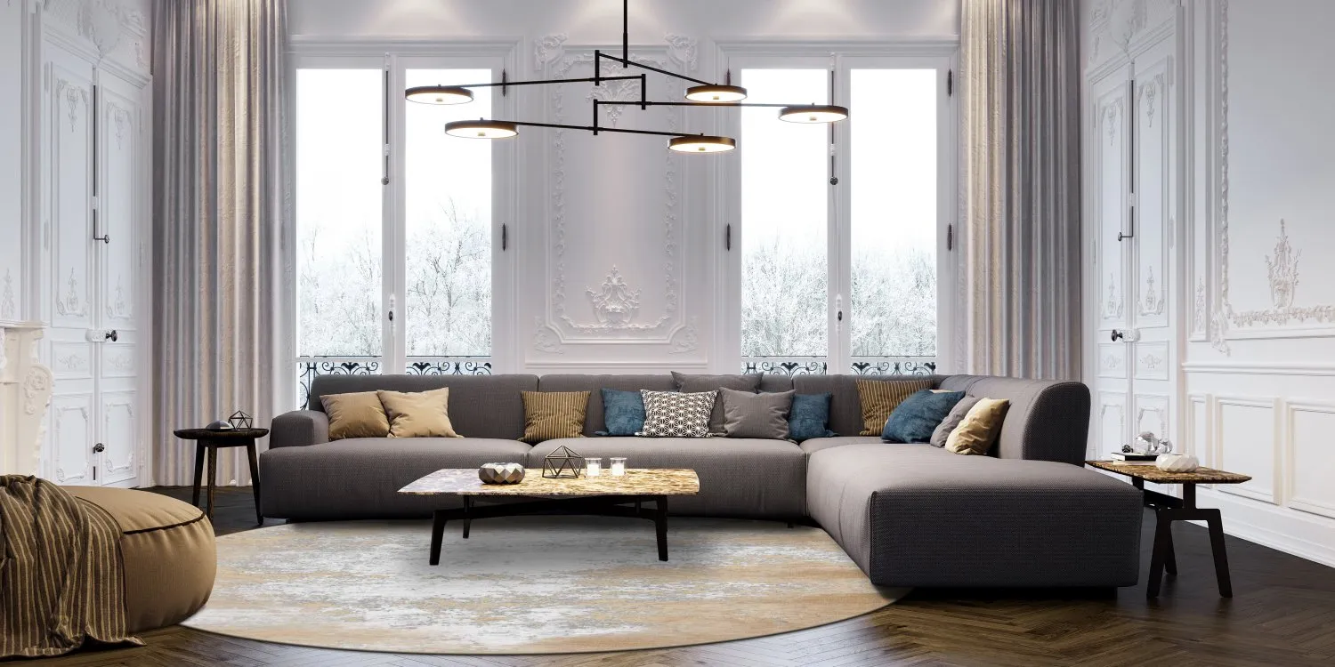 Rund Teppich - Zarzi (beige)