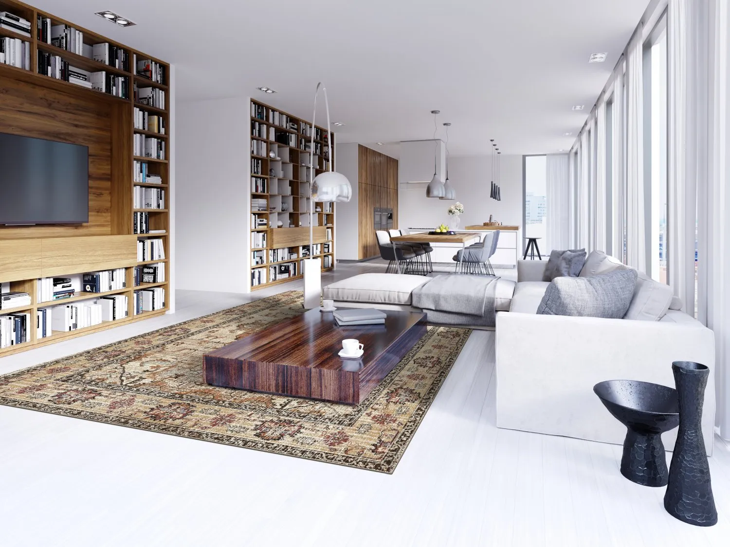 Tapis Wilton - Siliana (beige)