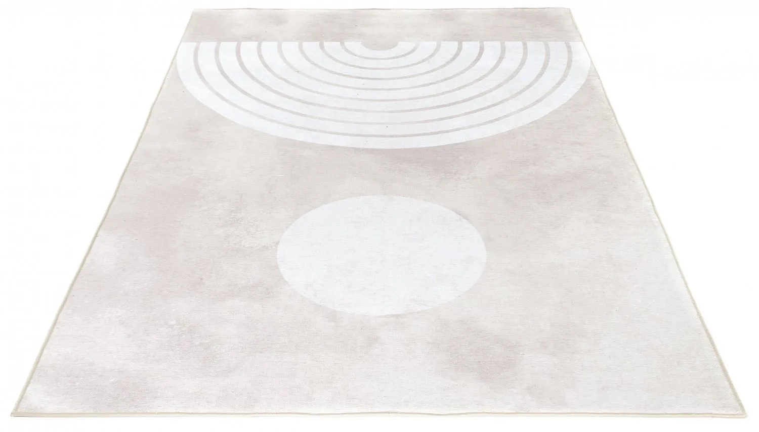 Wilton-Teppich - Dole (beige/weiß)