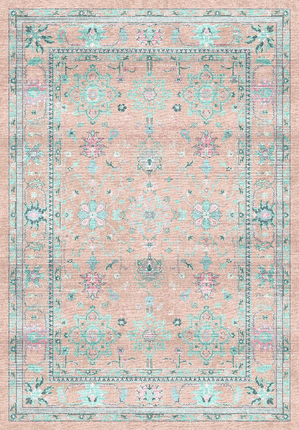 Wilton-Teppich - Livley (rosa)