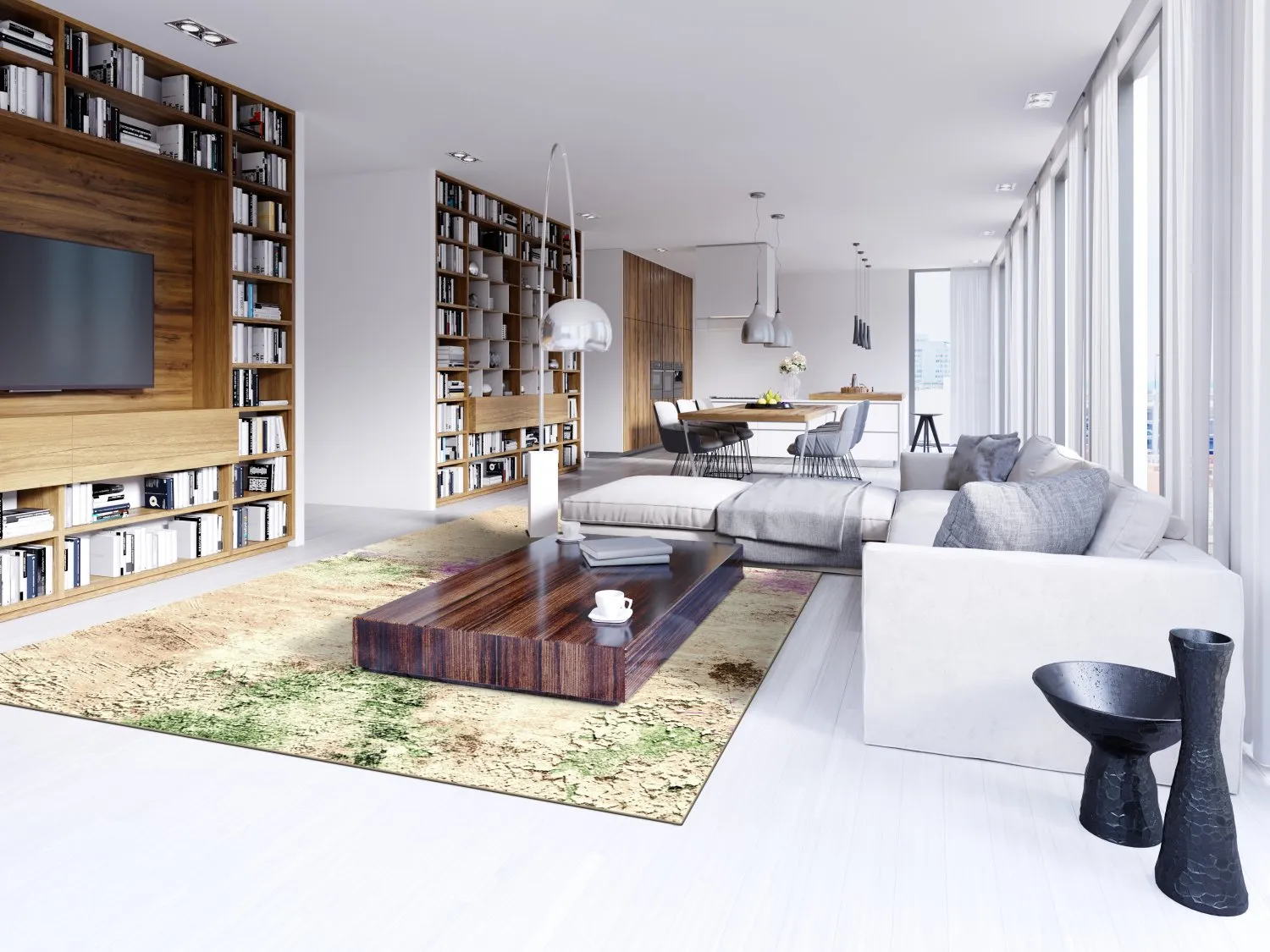 Wilton-Teppich - Dimos (beige/multi)