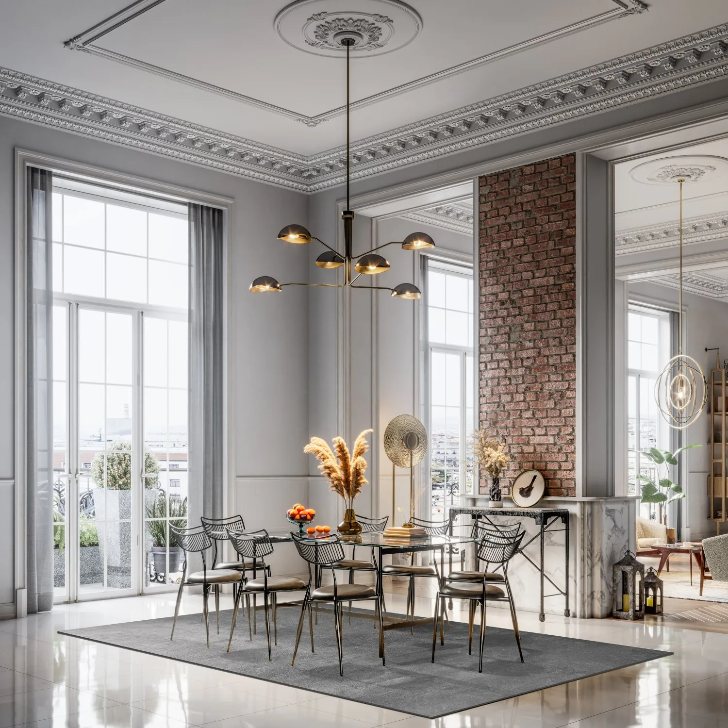 Wilton-Teppich - Artena (grau)