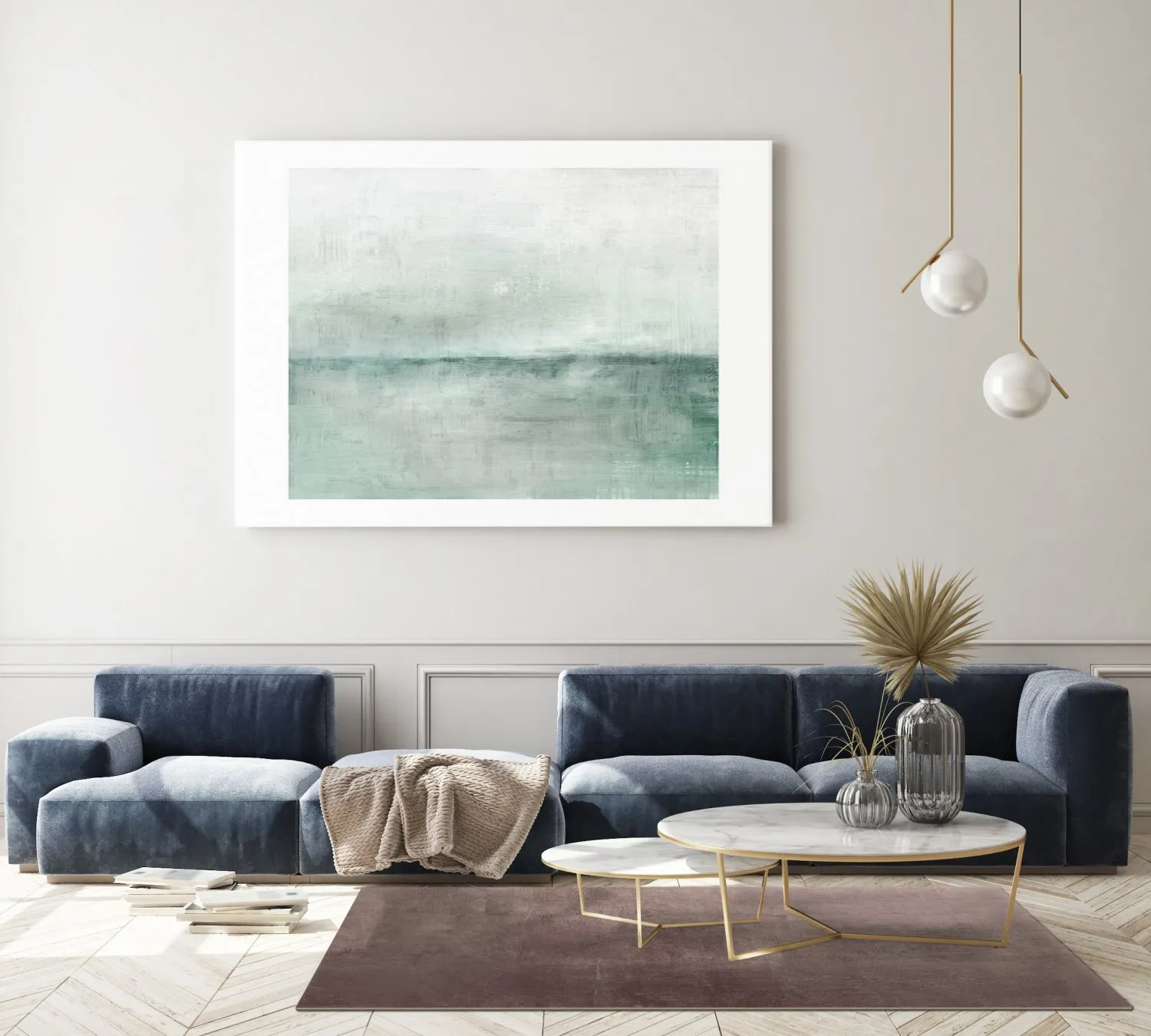 Wilton-Teppich - Artena (grau/braun)