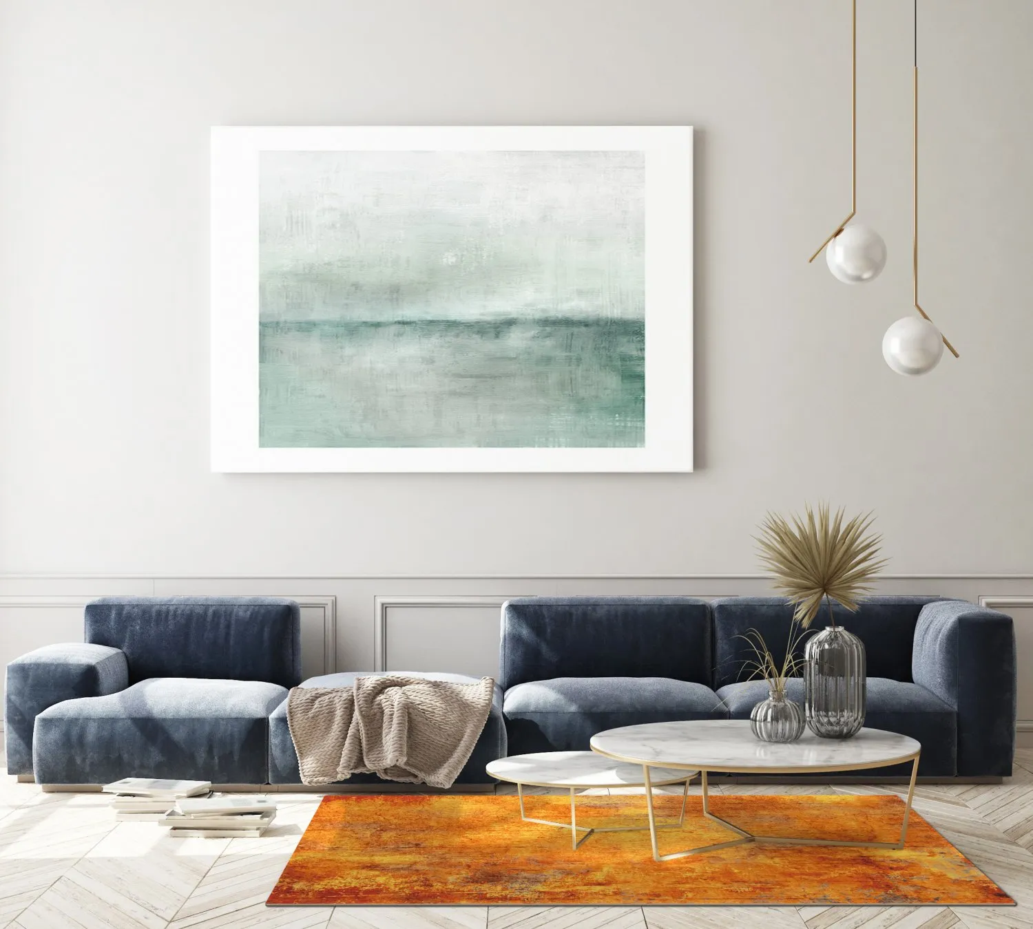 Wilton-Teppich - Cesano (orange)