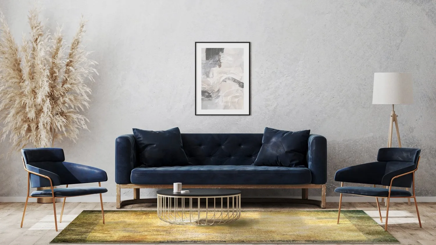 Wilton-Teppich - Campana (beige/gelb)