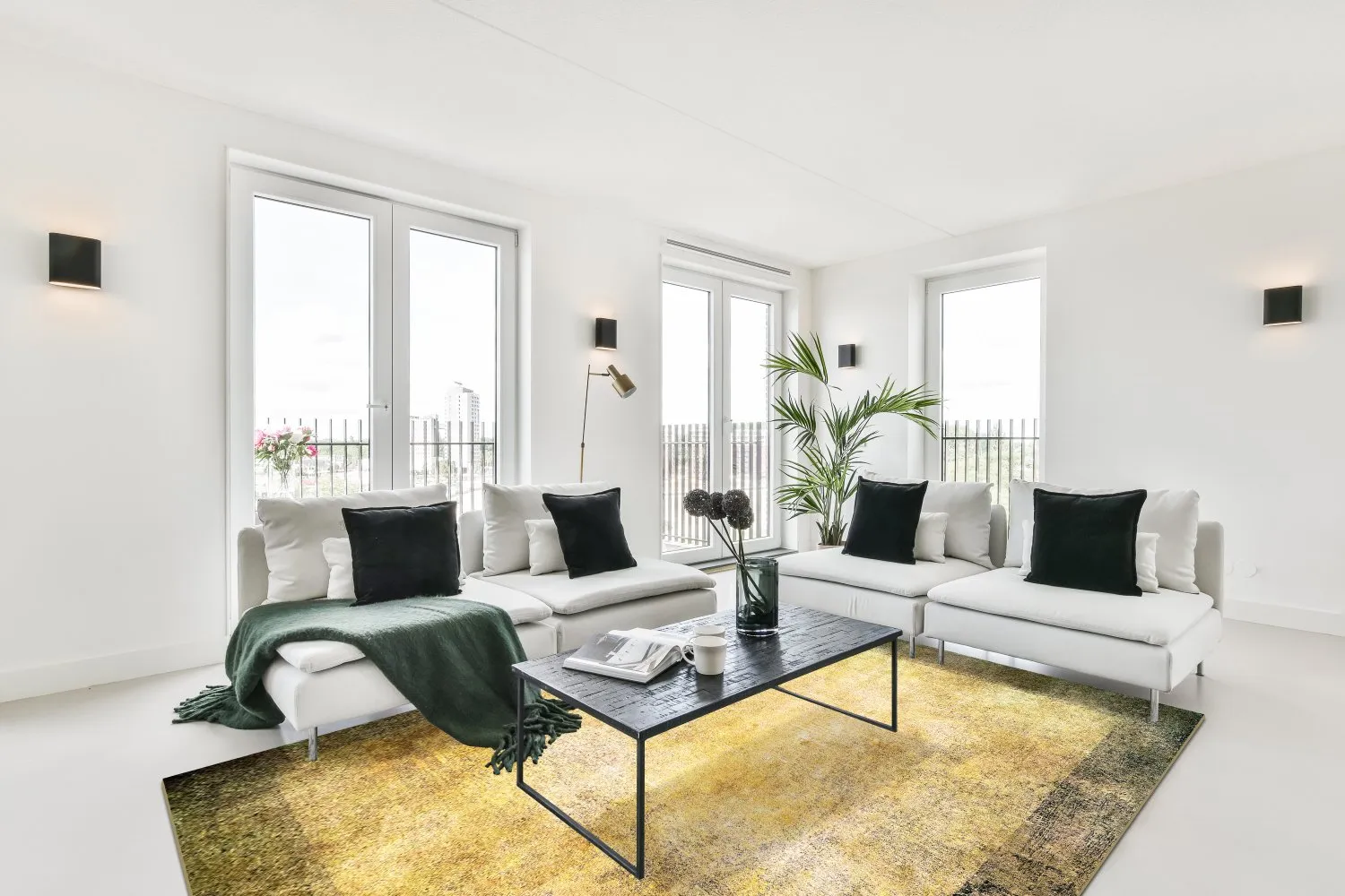 Wilton-Teppich - Campana (beige/gelb)