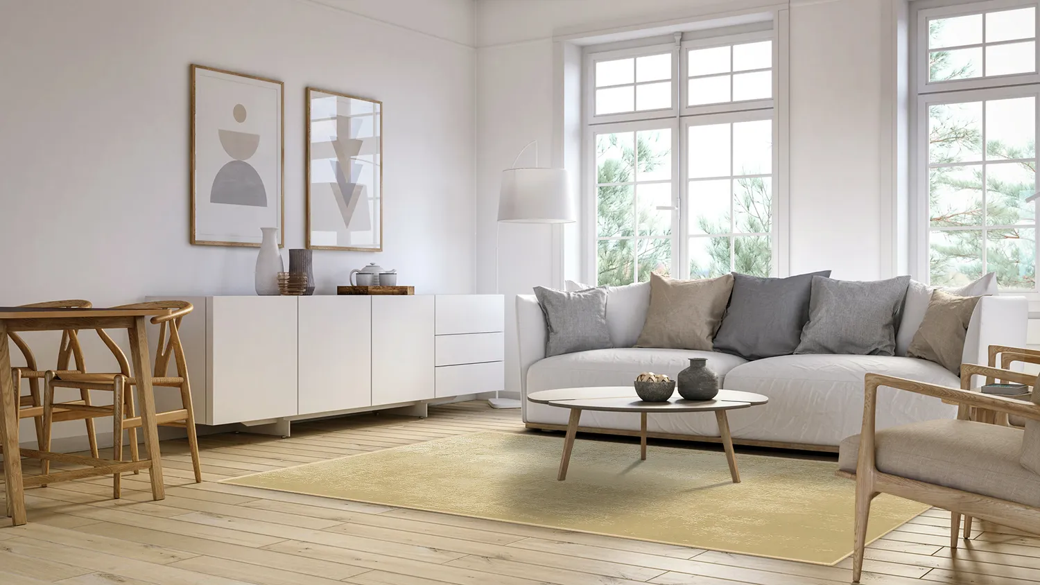 Wilton-Teppich - Lynton (gold)