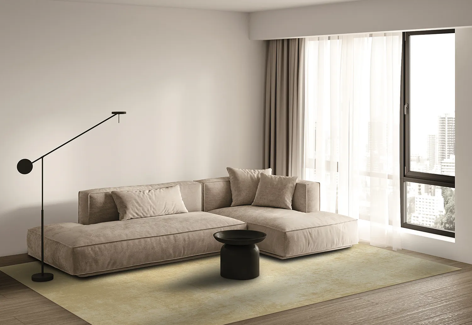 Wilton-Teppich - Lynton (gold)