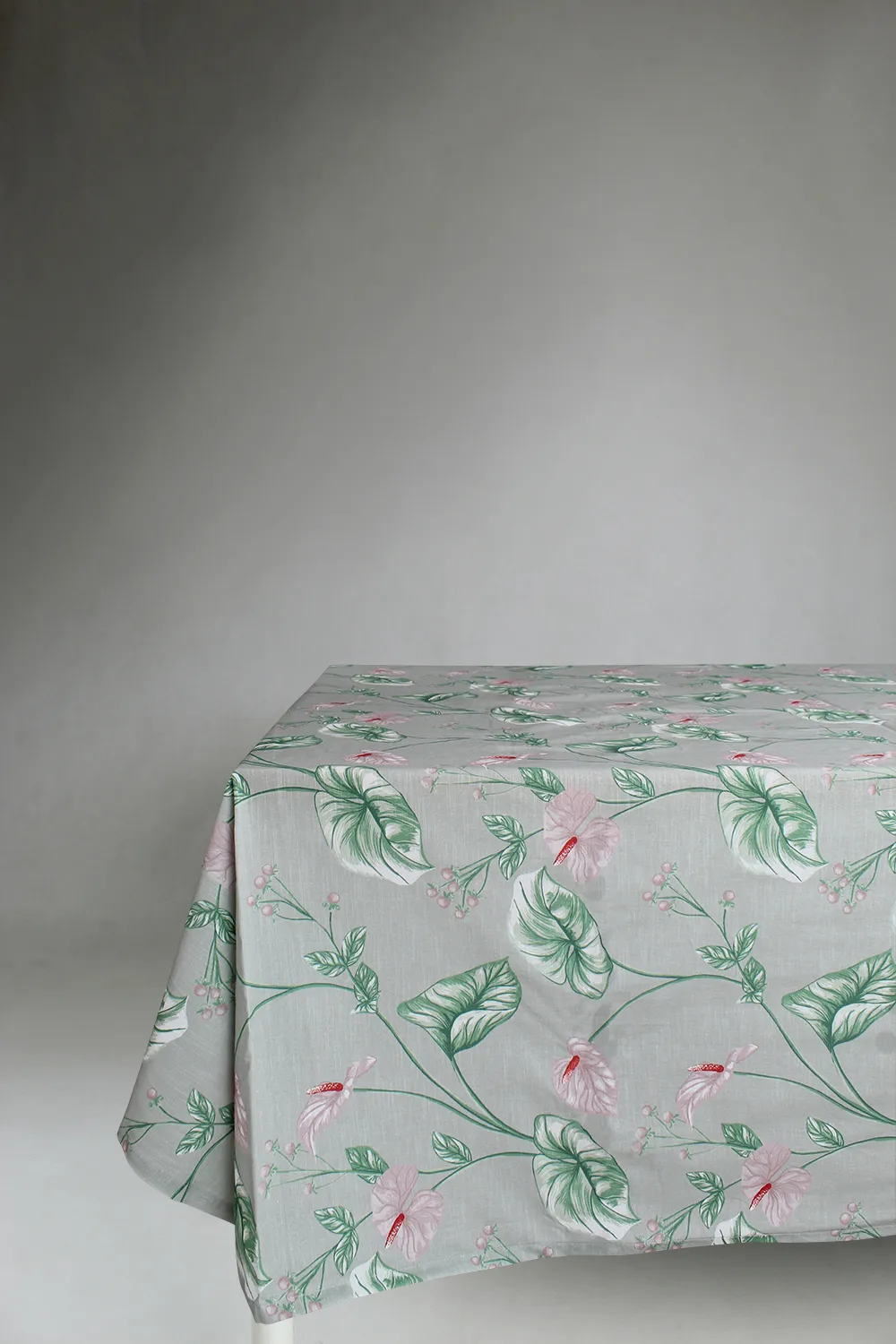 Nappe en coton Adella (vert/violet)