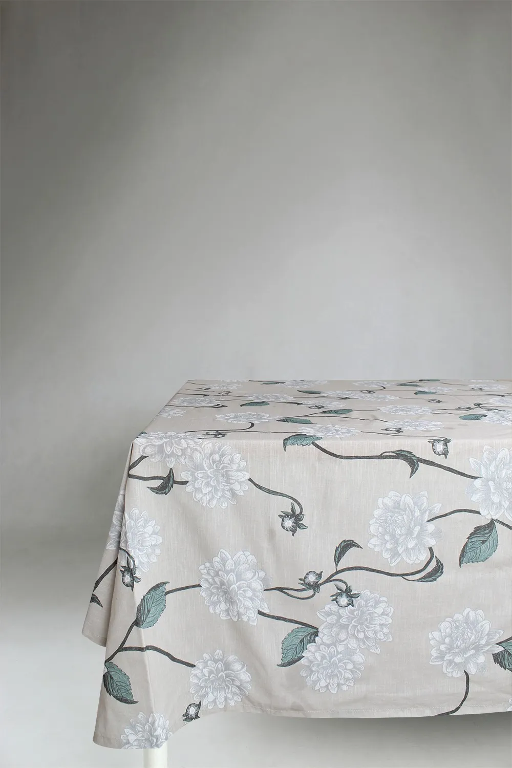 Nappe en coton Alyssa (beige/gris)