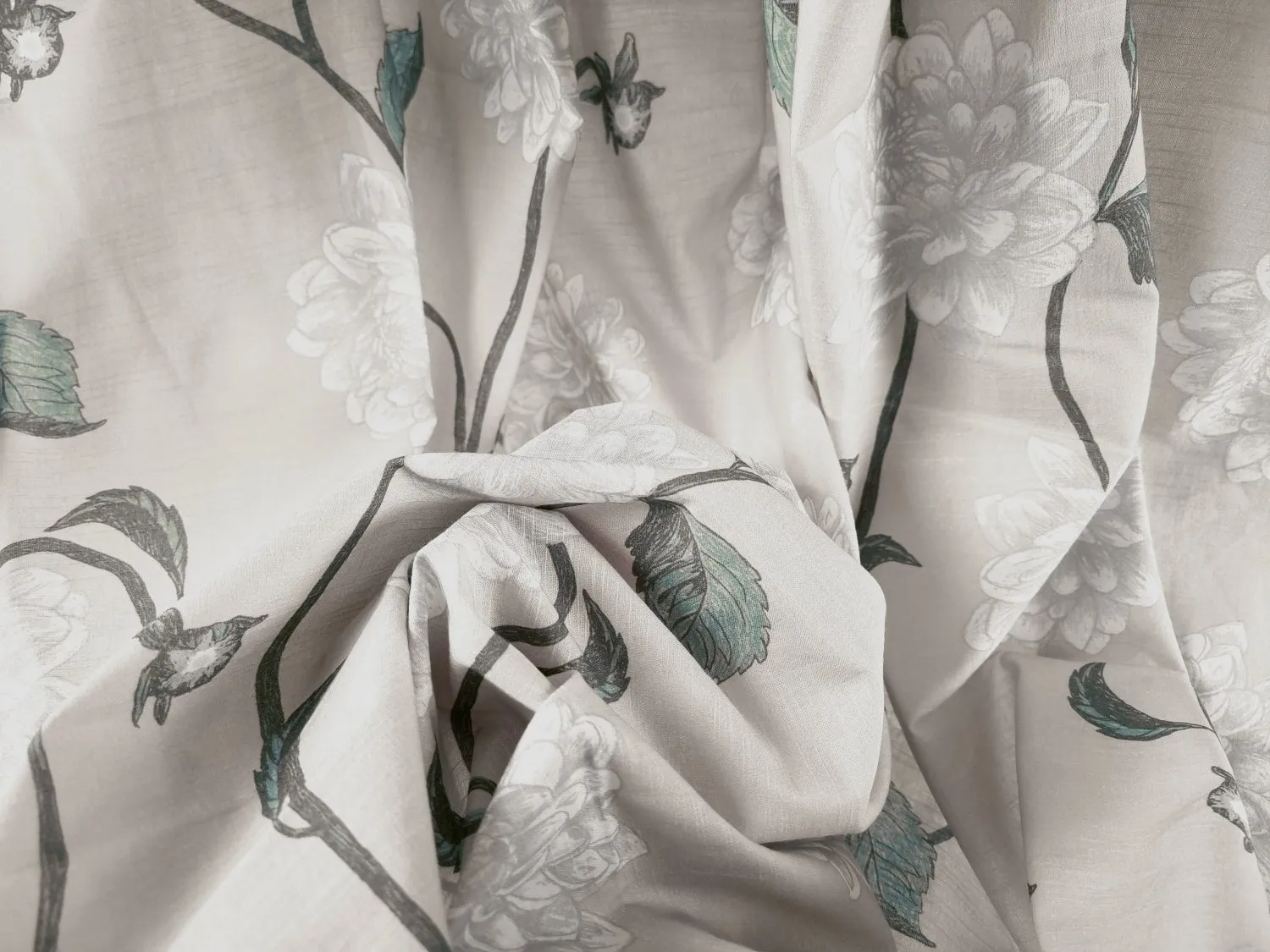 Nappe en coton Alyssa (beige/gris)