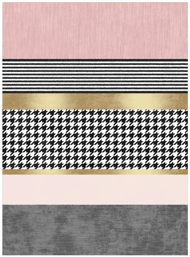 Tapis Wilton - Esme (rose/multicolore)