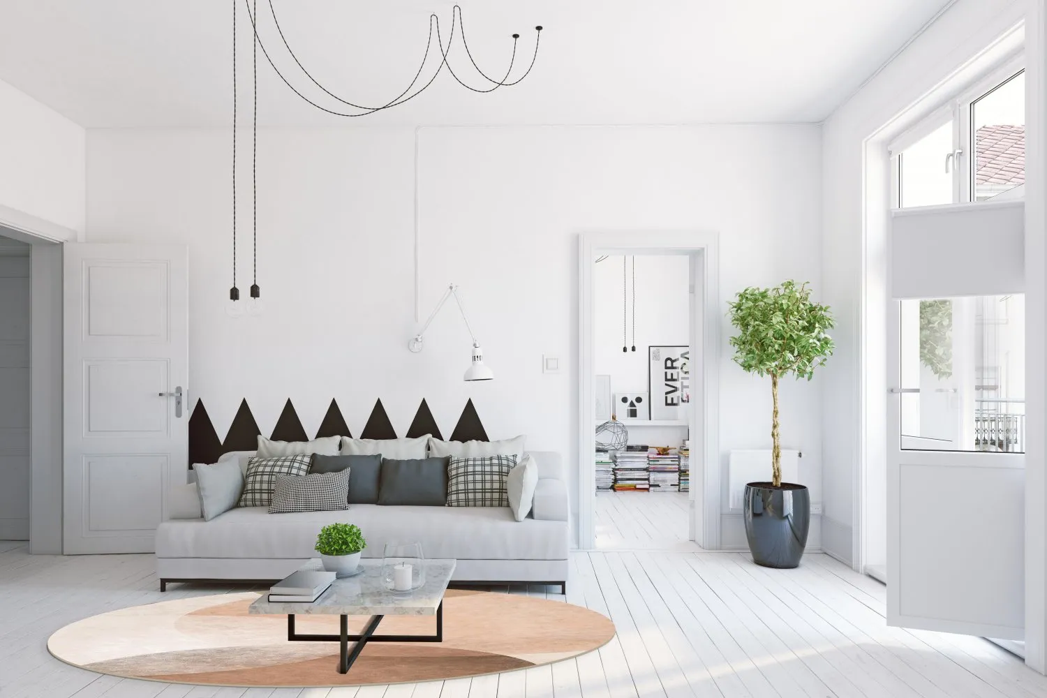 Rund Teppich - Craon (multi)