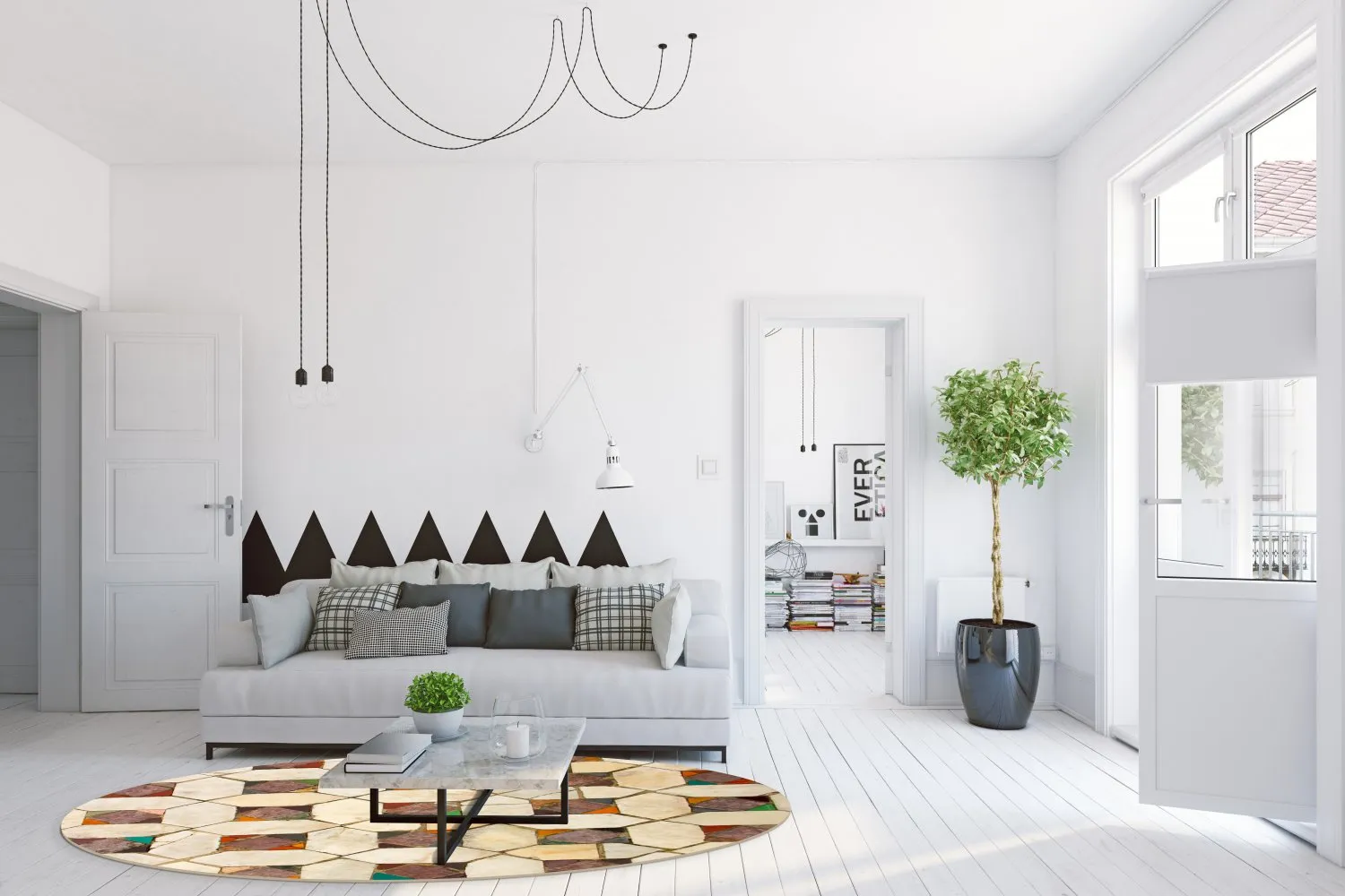 Rund Teppich - Evisa (multi)