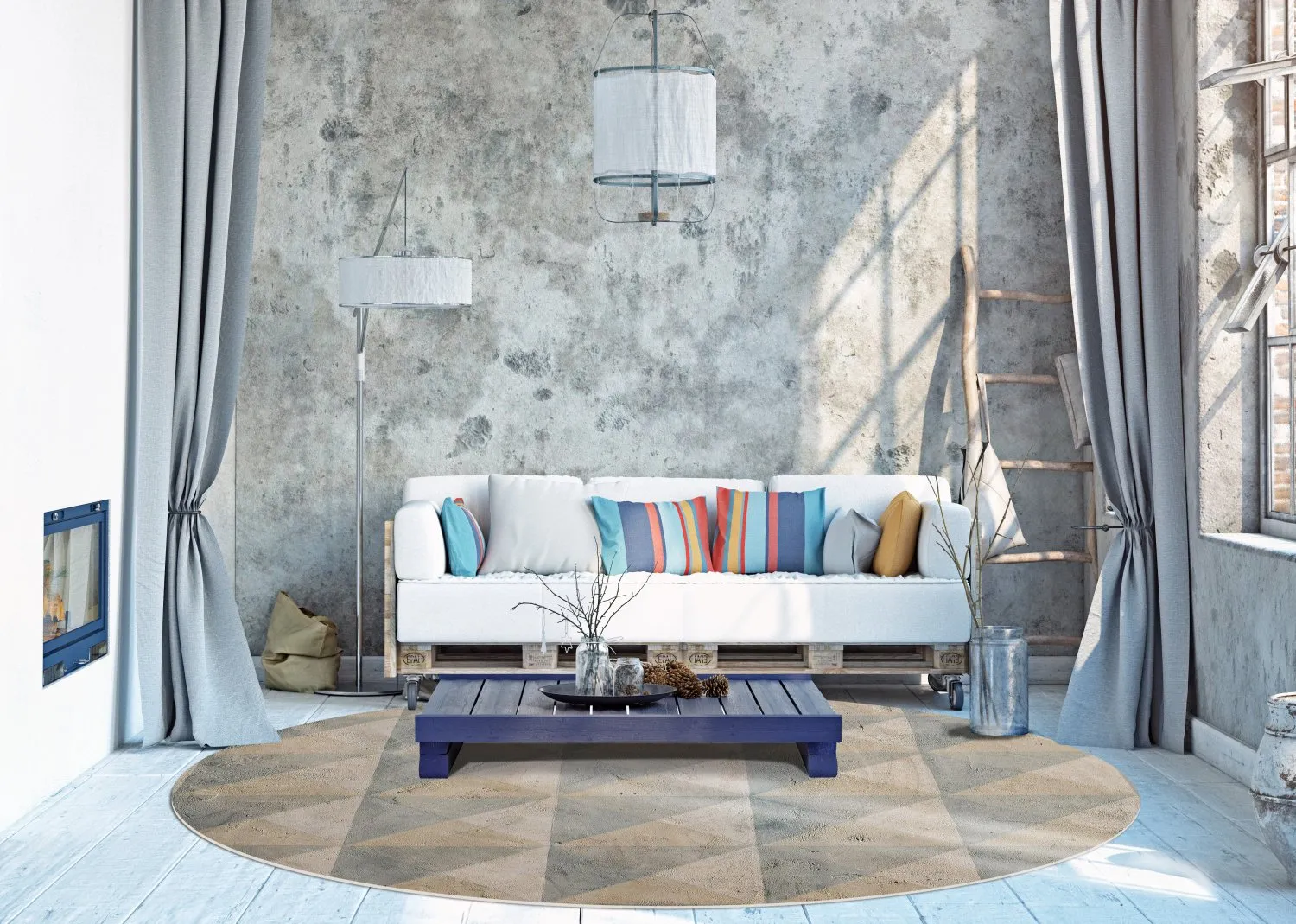 Rund Teppich - Manso (multi)