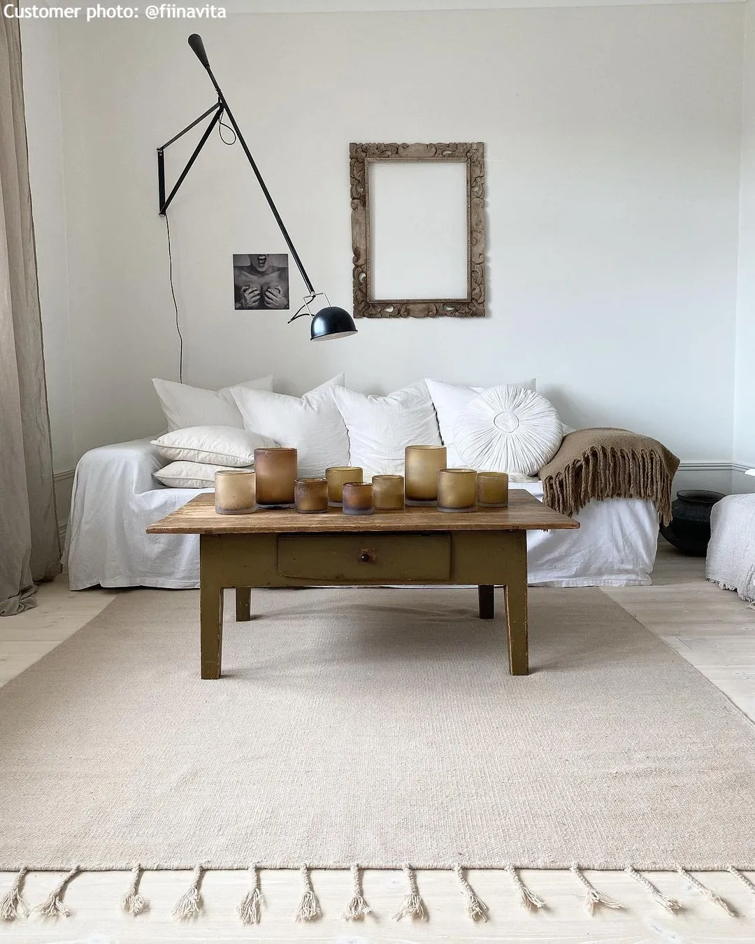 Wollteppich - Malana (beige)