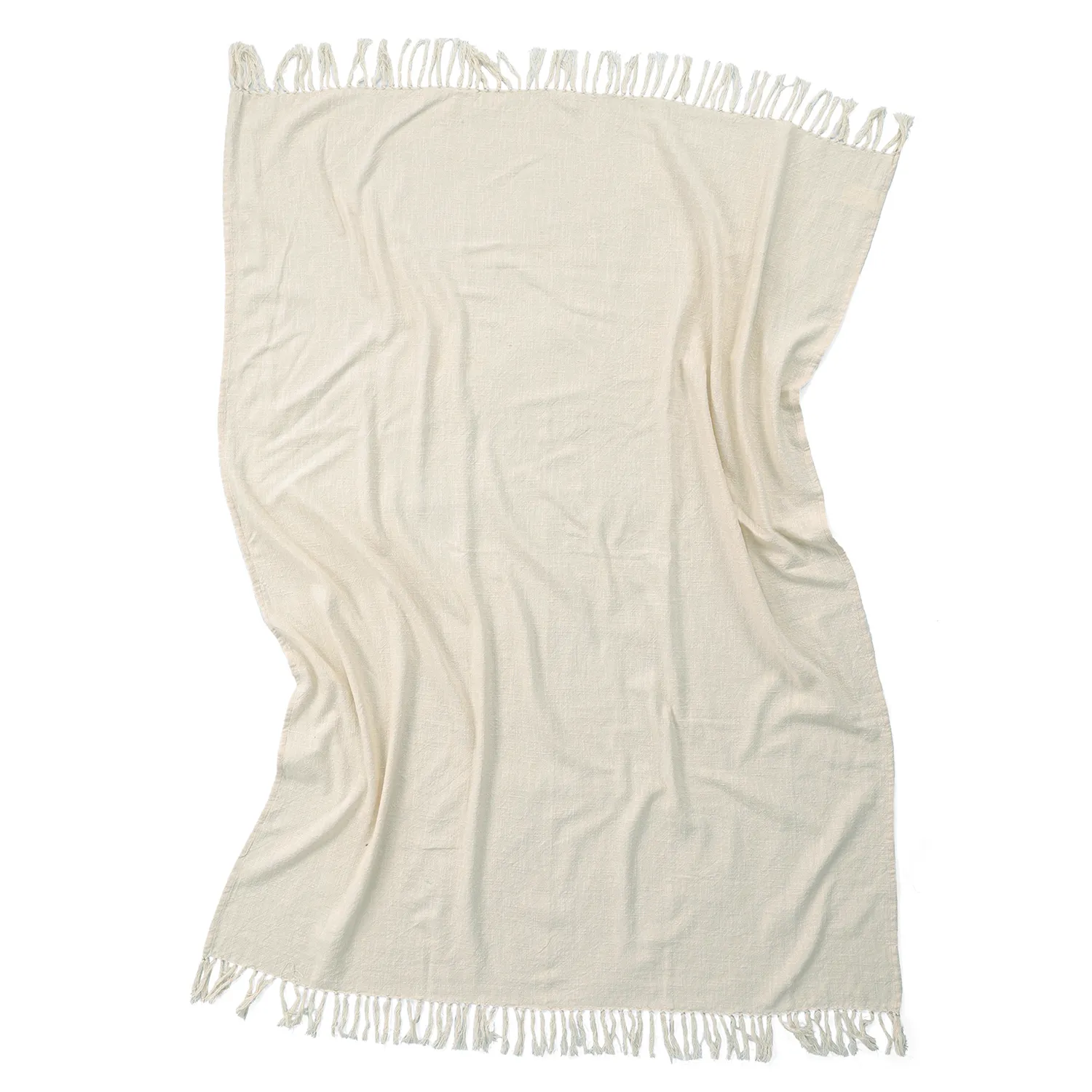 Couvertures - Veya cotton throw (crème)
