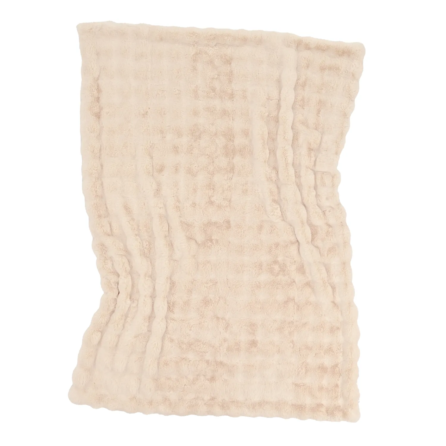 Decken - Aranga Bubble Throw (beige)