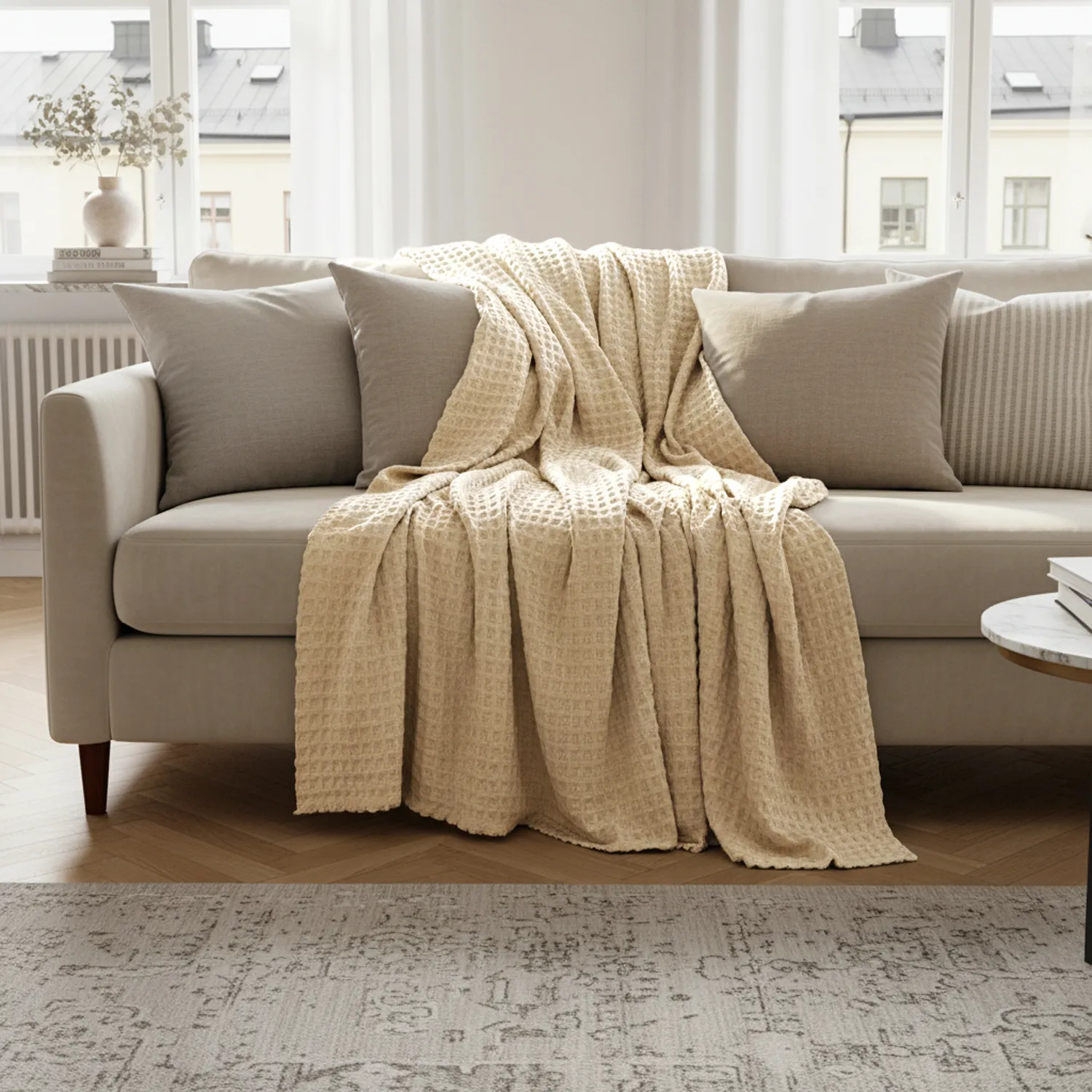 Decken - Juneau Blanket (beige)