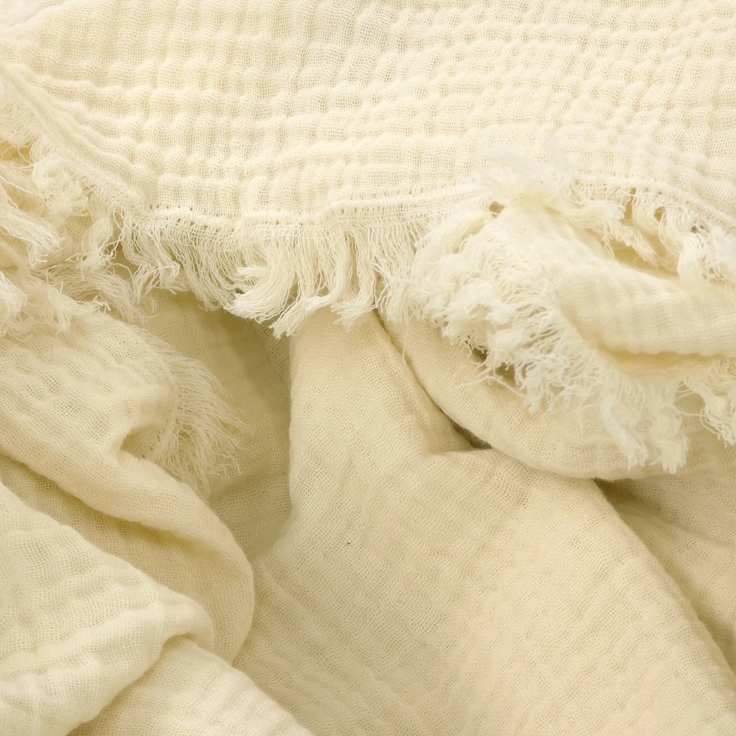 Decken - Musslindecke - Dorena (creme)