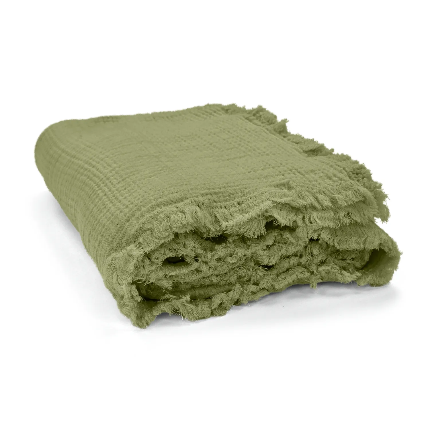 Plaids - Plaid en mousseline - Dorena (vert)