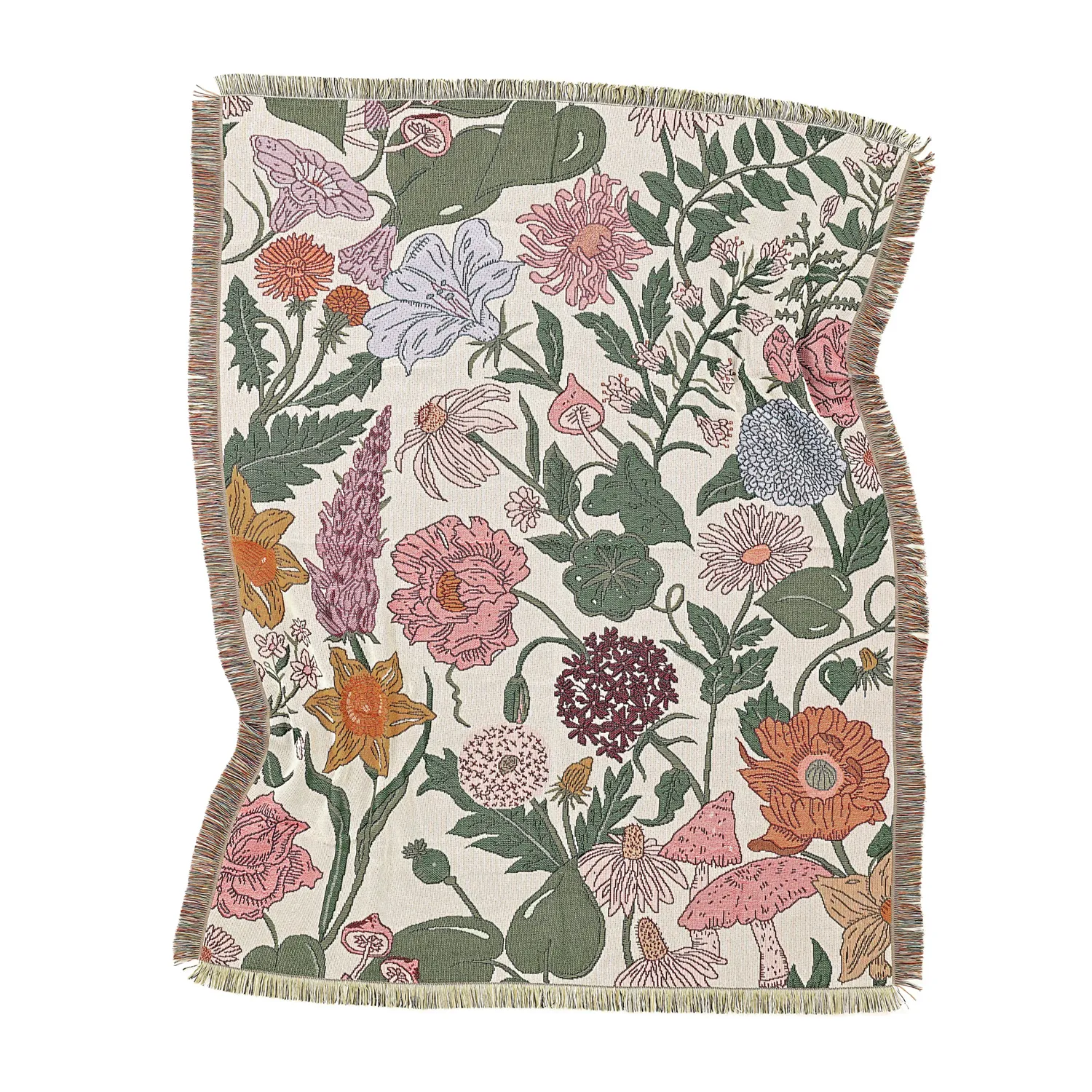 Couvertures - Fiori Tapestry Blanket (multicolore)