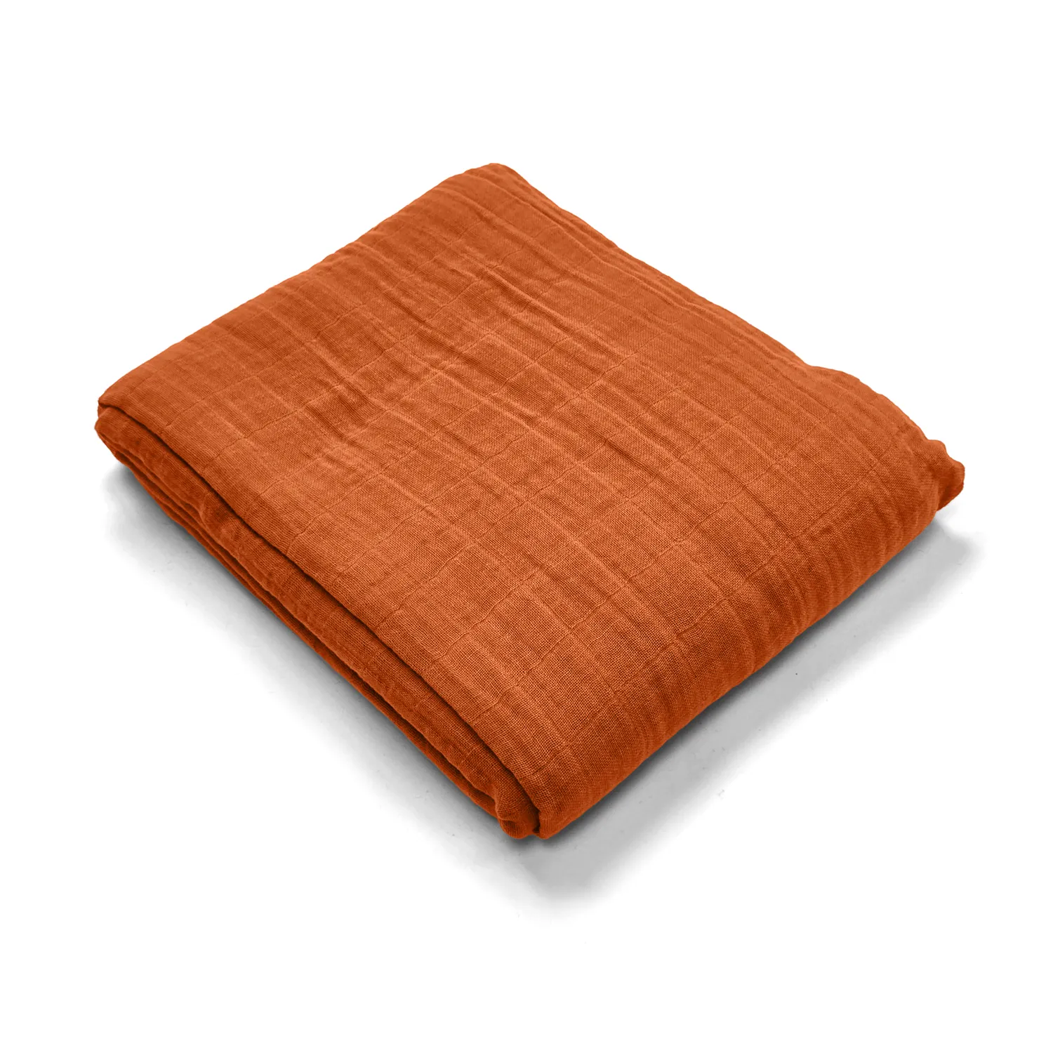 Couvertures - Plaid Vanja (rouille)