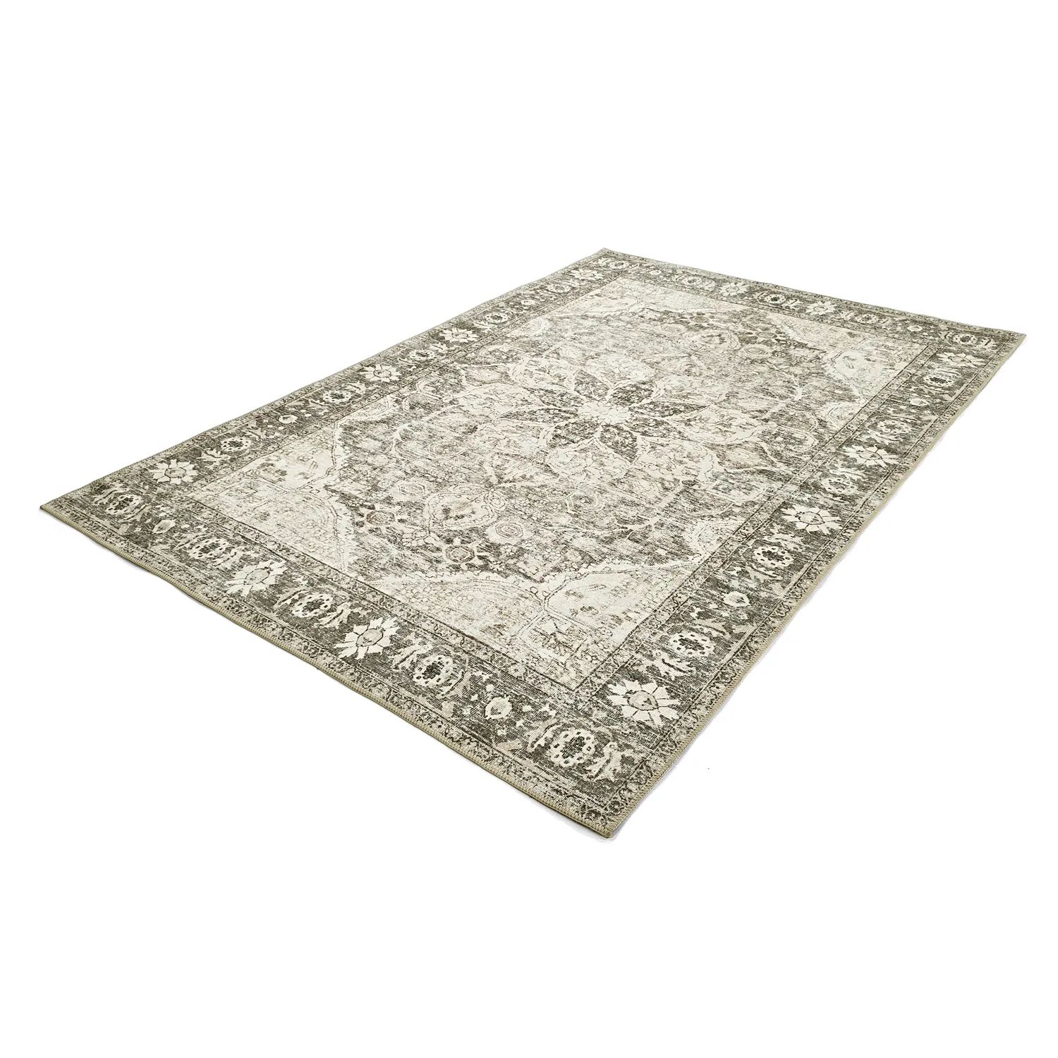 Flachgewebter Teppich - Alvand (schwarz)