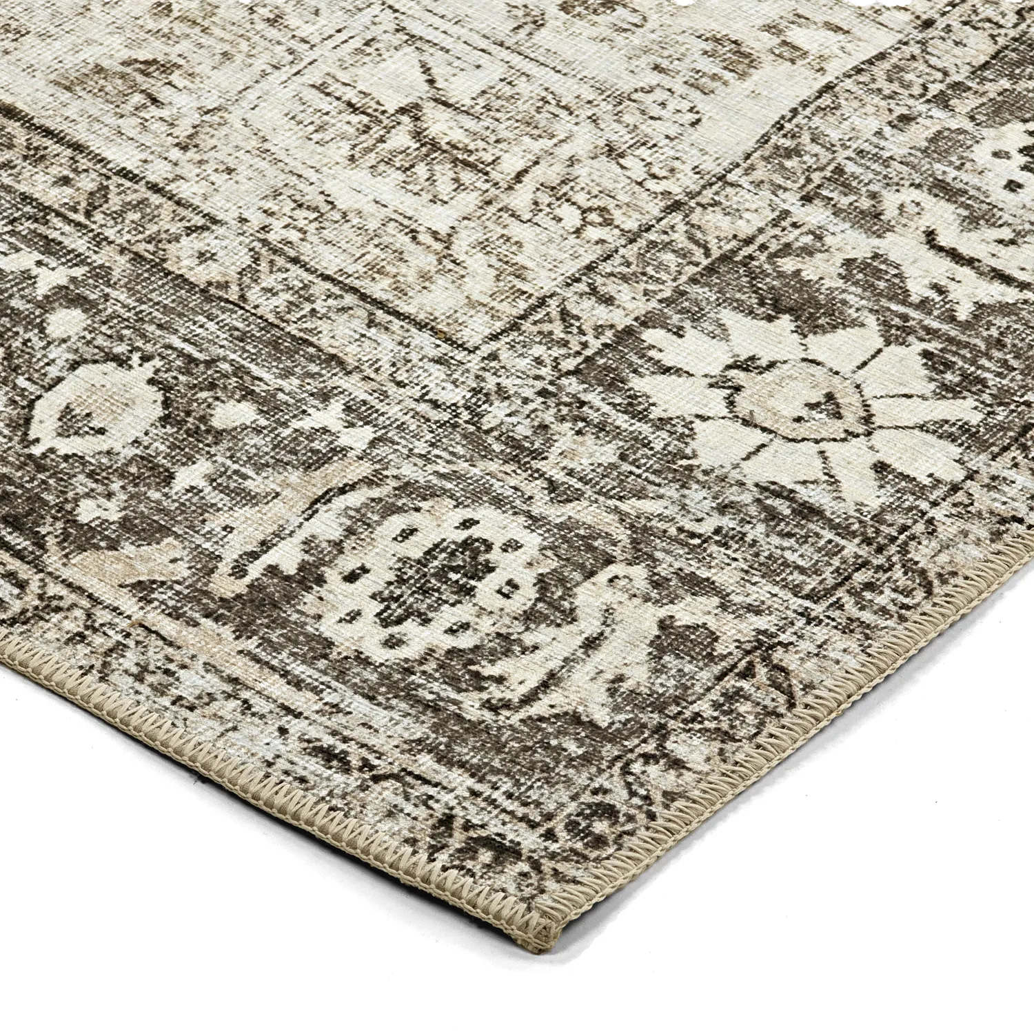 Flachgewebter Teppich - Alvand (schwarz)