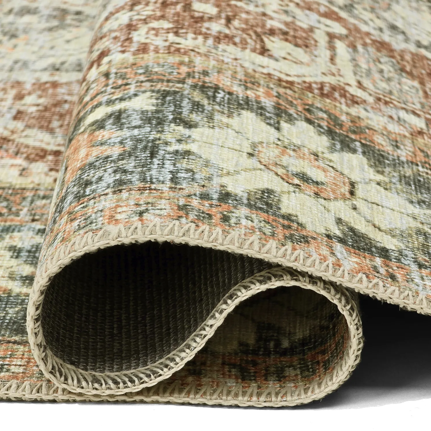 Flachgewebter Teppich - Alvand (rot)