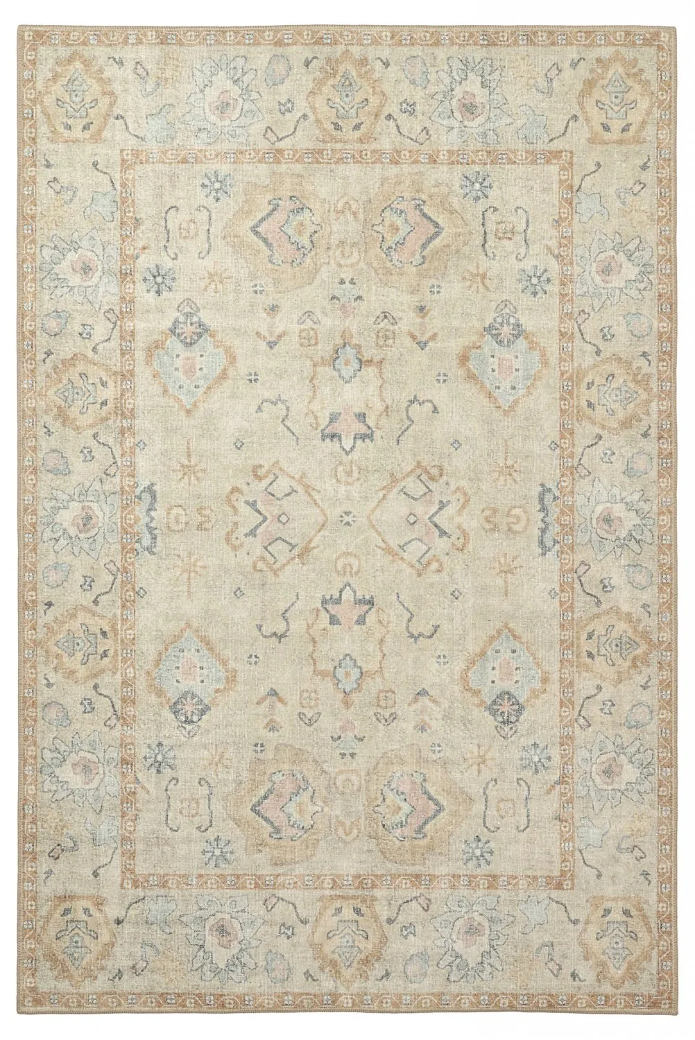 Flachgewebter Teppich - Amena (beige)