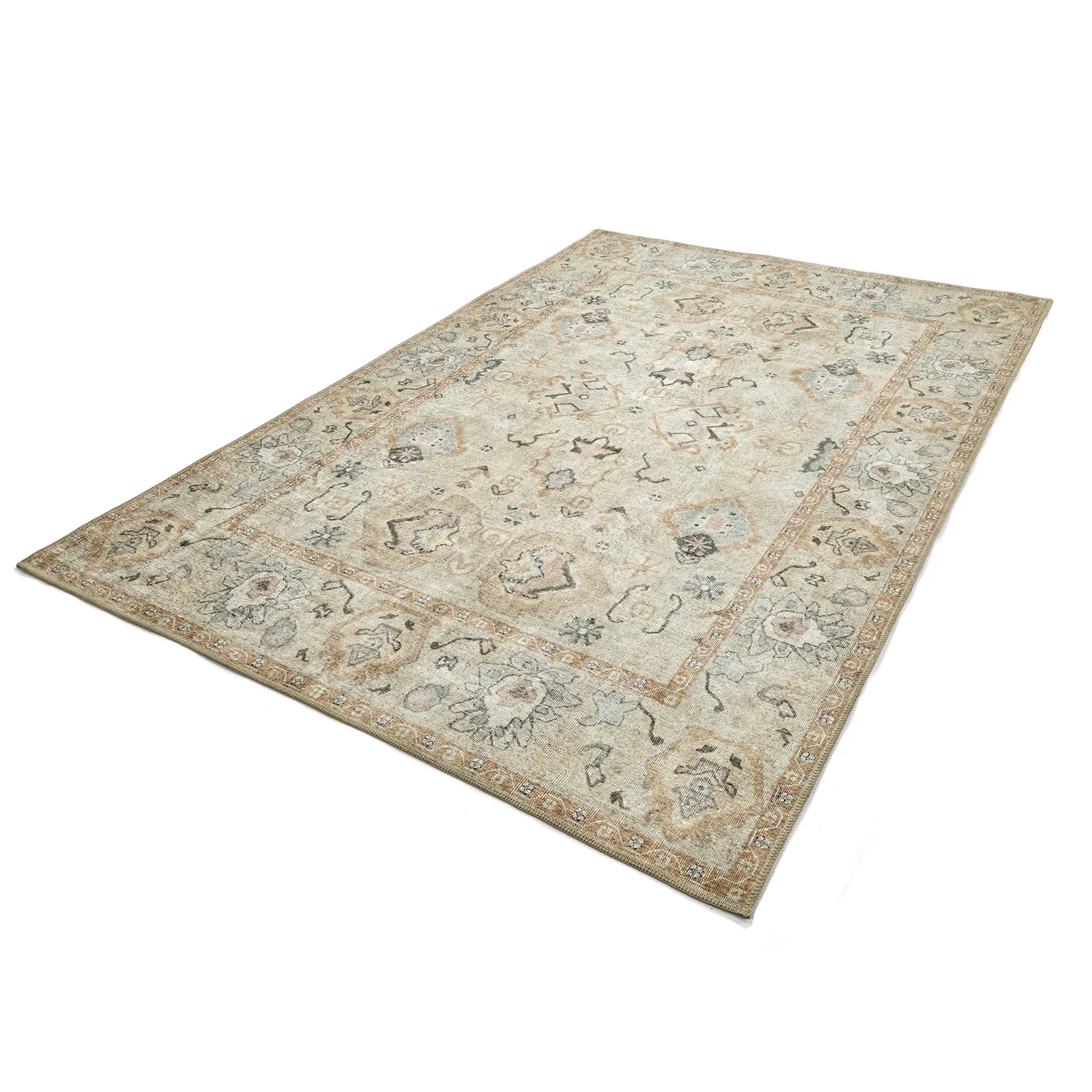 Flachgewebter Teppich - Amena (beige)