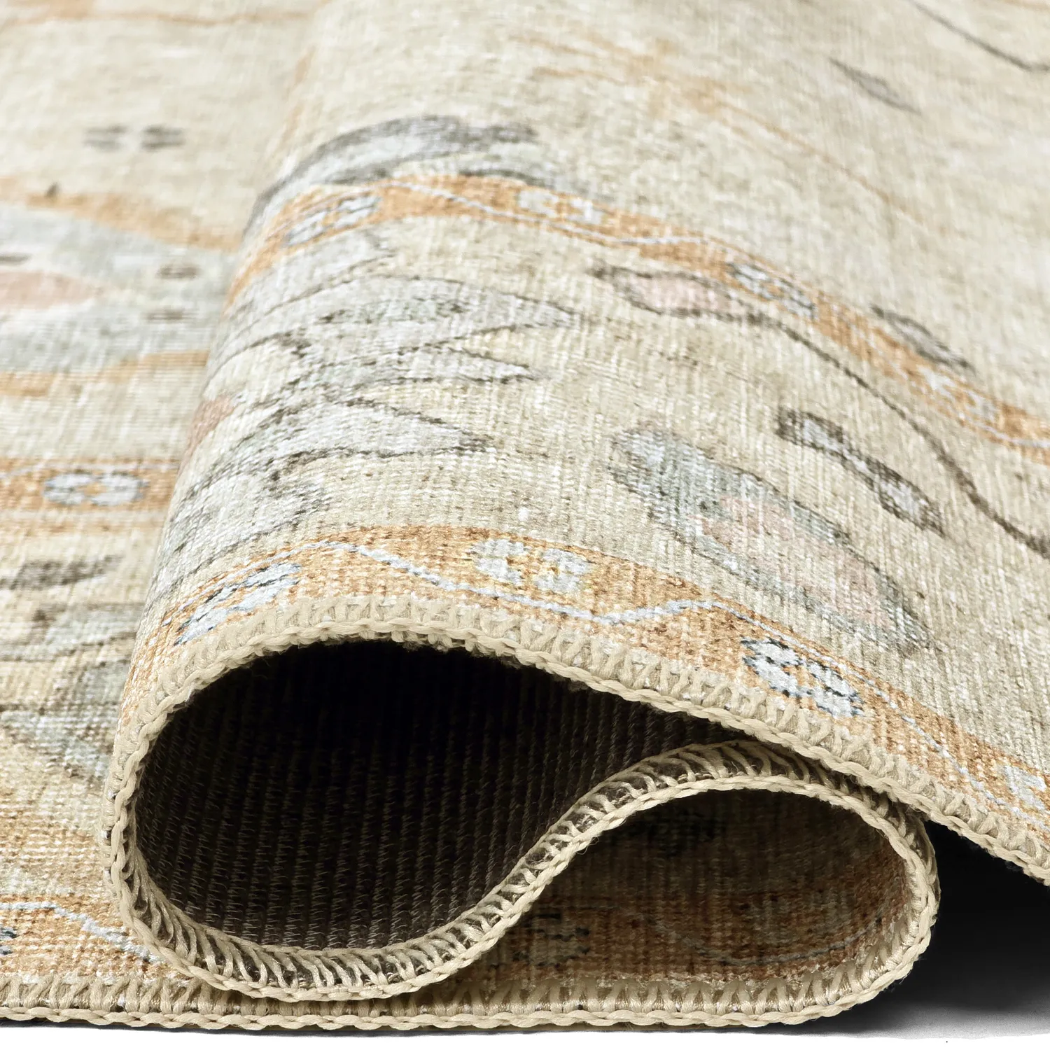 Flachgewebter Teppich - Amena (beige)