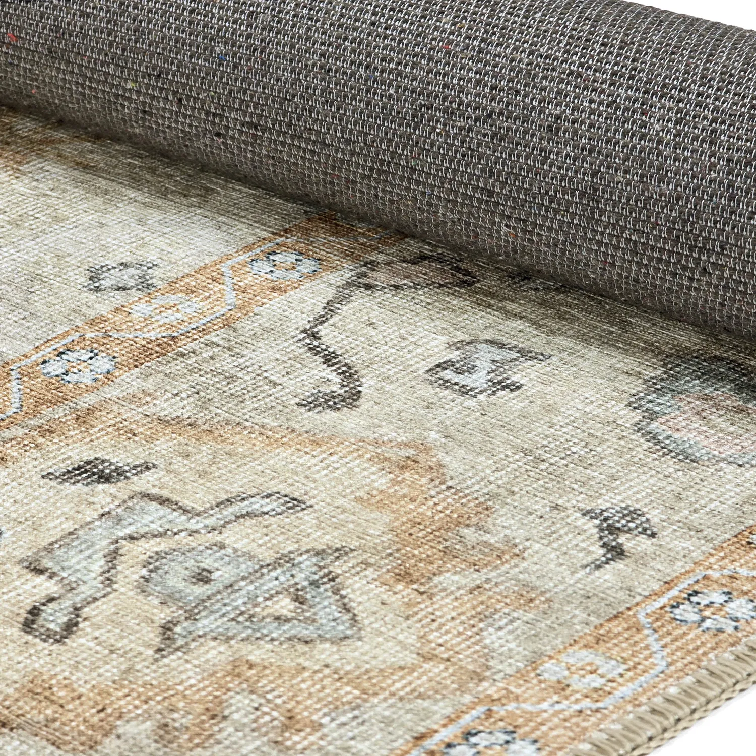 Flachgewebter Teppich - Amena (beige)