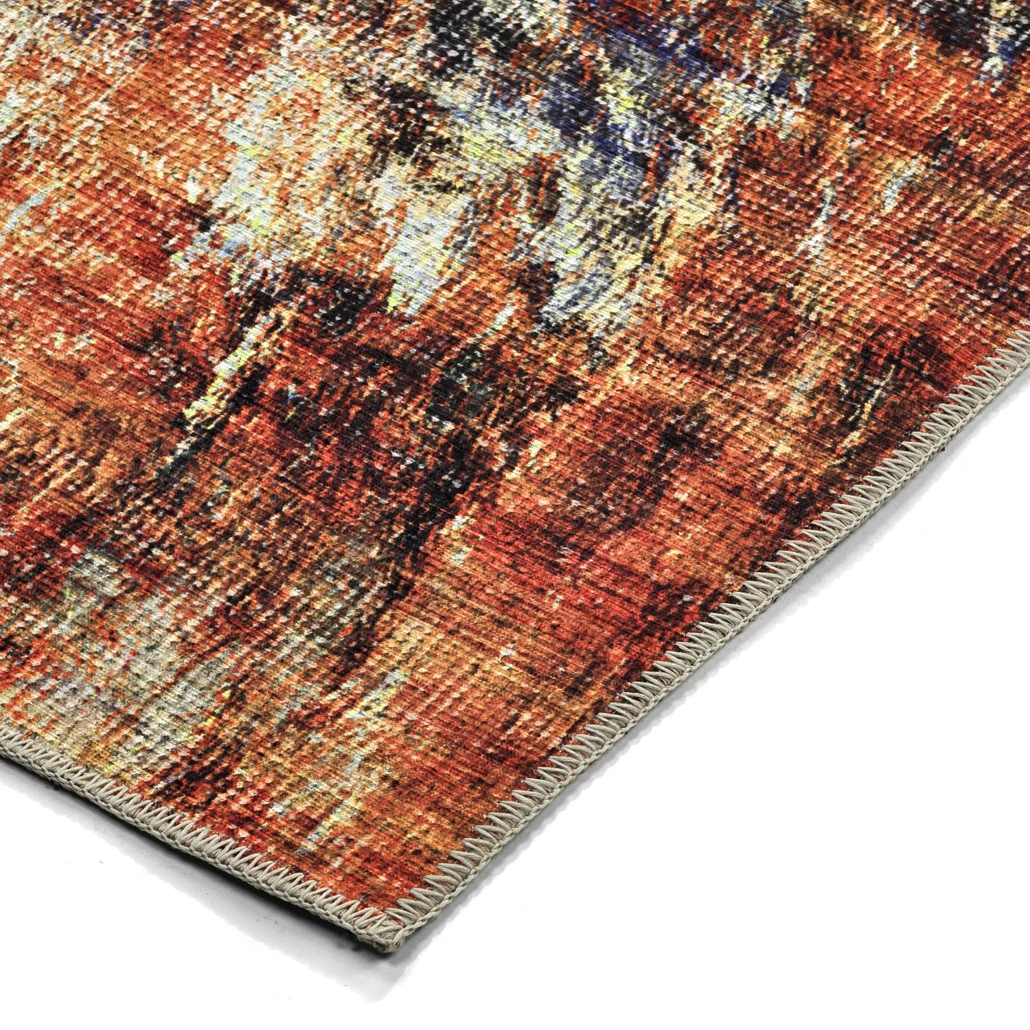 Flachgewebter Teppich - Bechar (rot/mehrfarbig)