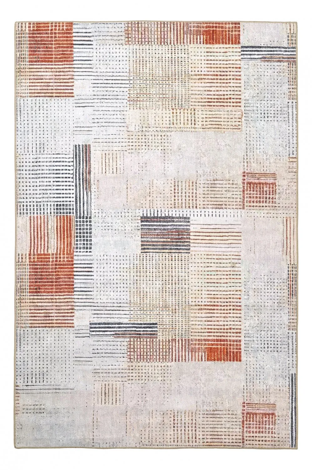 Flachgewebter Teppich - Calla (rot)