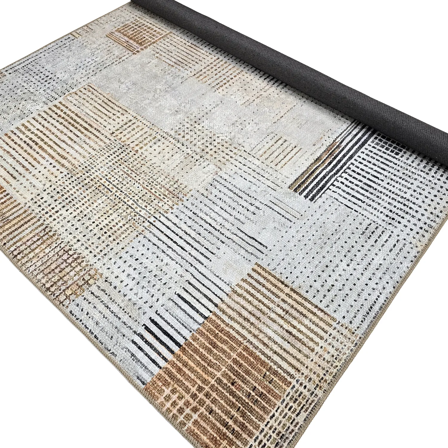 Flachgewebter Teppich - Calla (gelb)