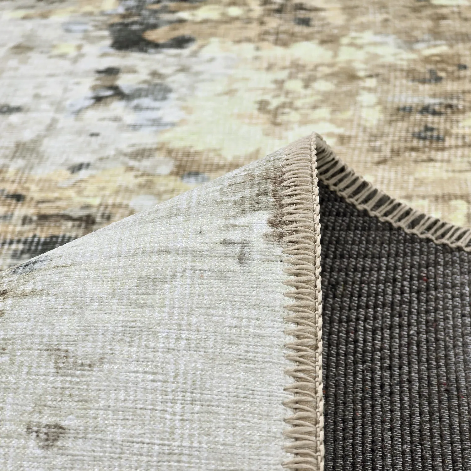 Tapis tissé à plat - Comino (beige/multi)