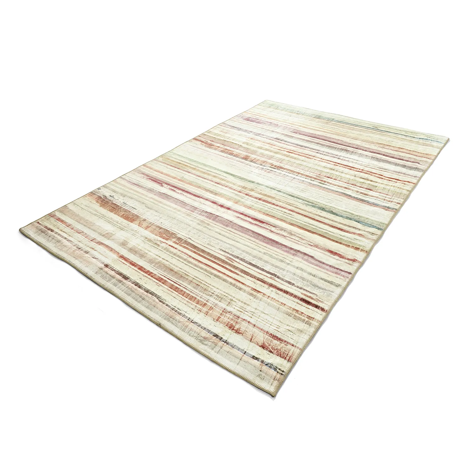 Tapis tissé à plat - Delara (beige/multicolore)
