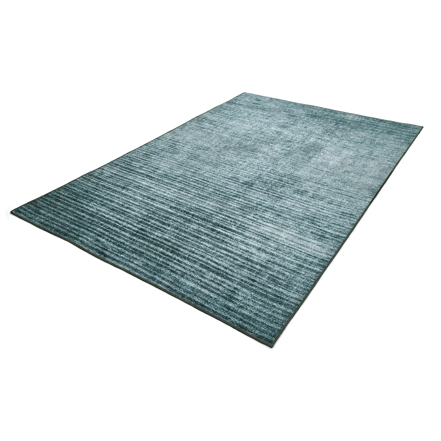 Flachgewebter Teppich - Elarion (blau)