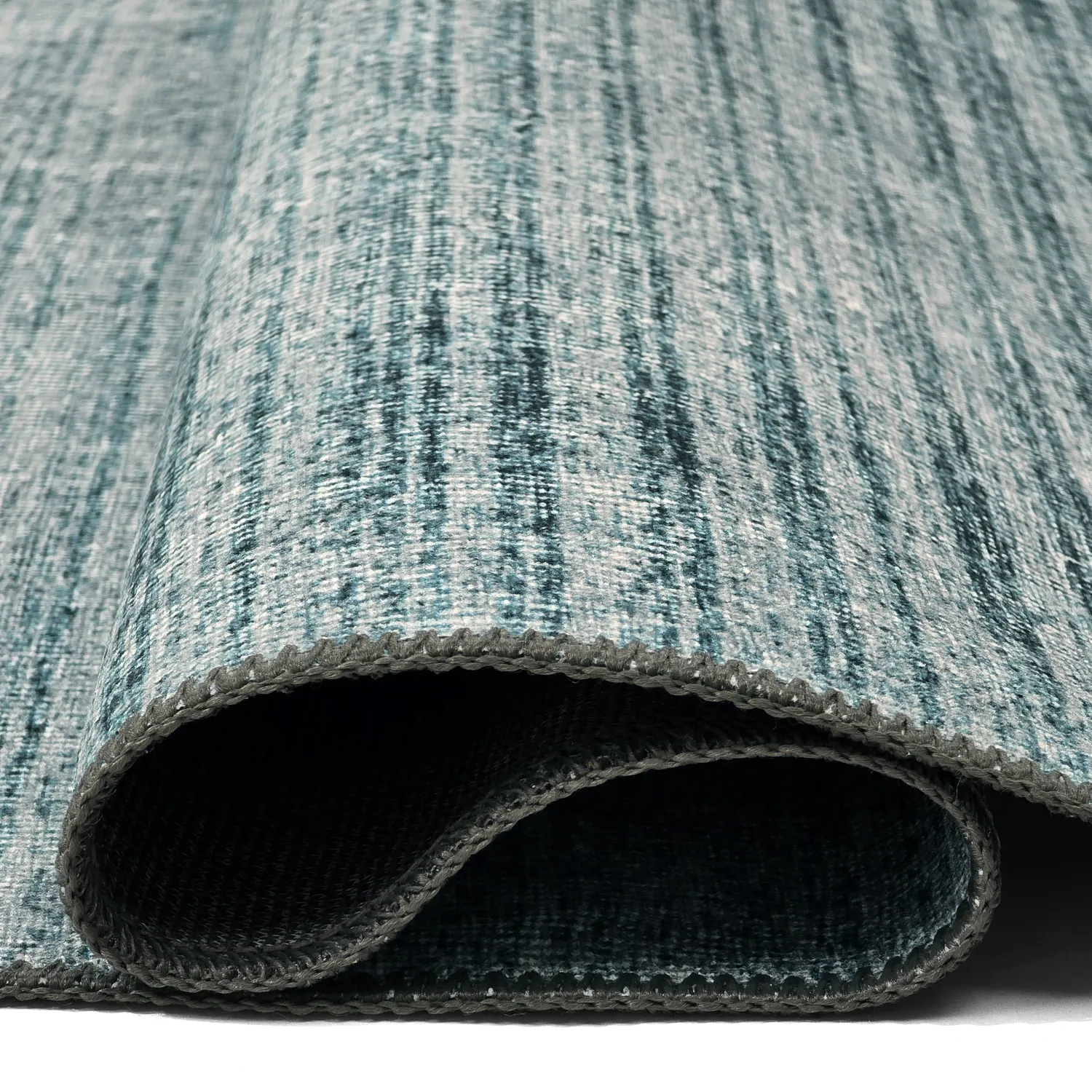 Flachgewebter Teppich - Elarion (blau)