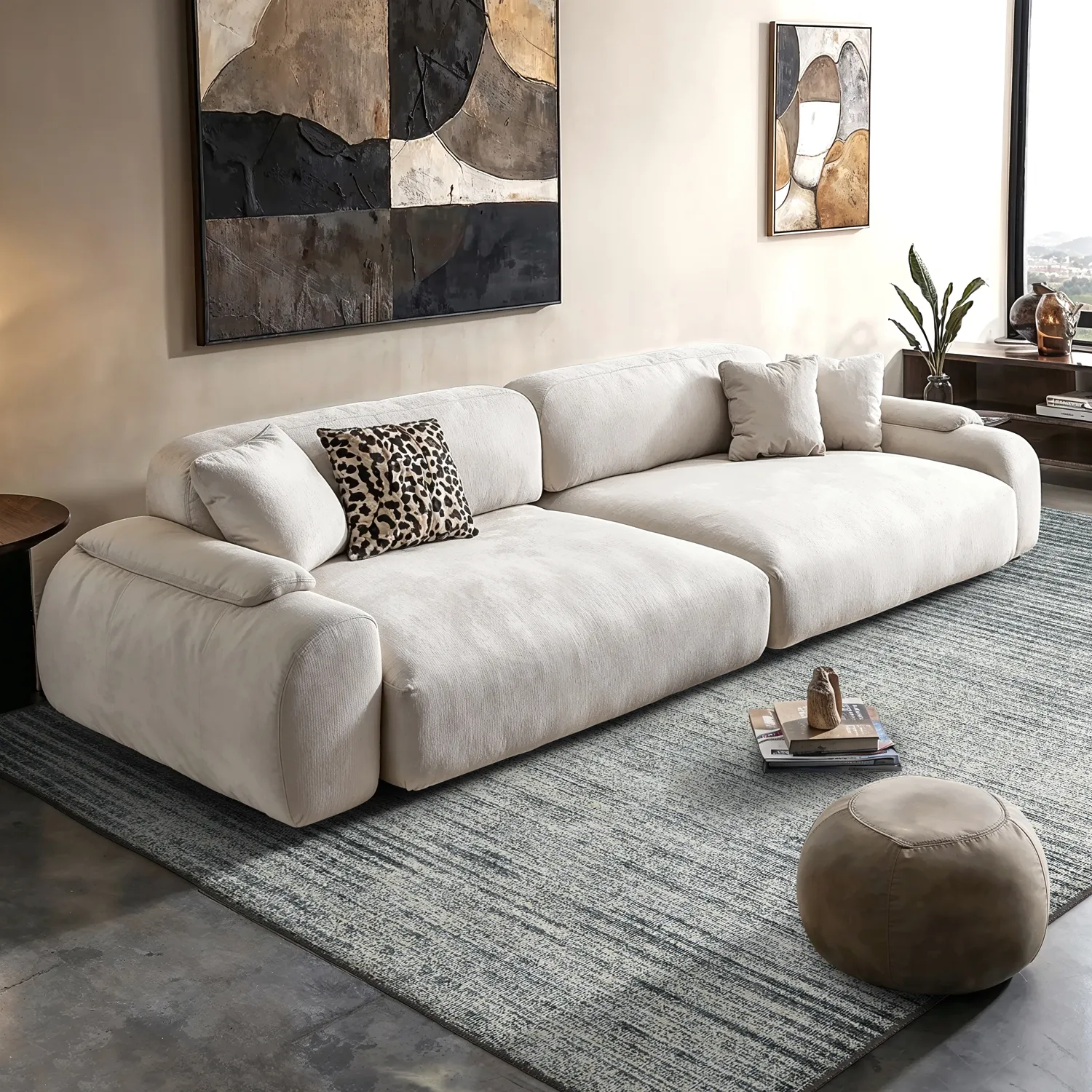 Flachgewebter Teppich - Elarion (grau)