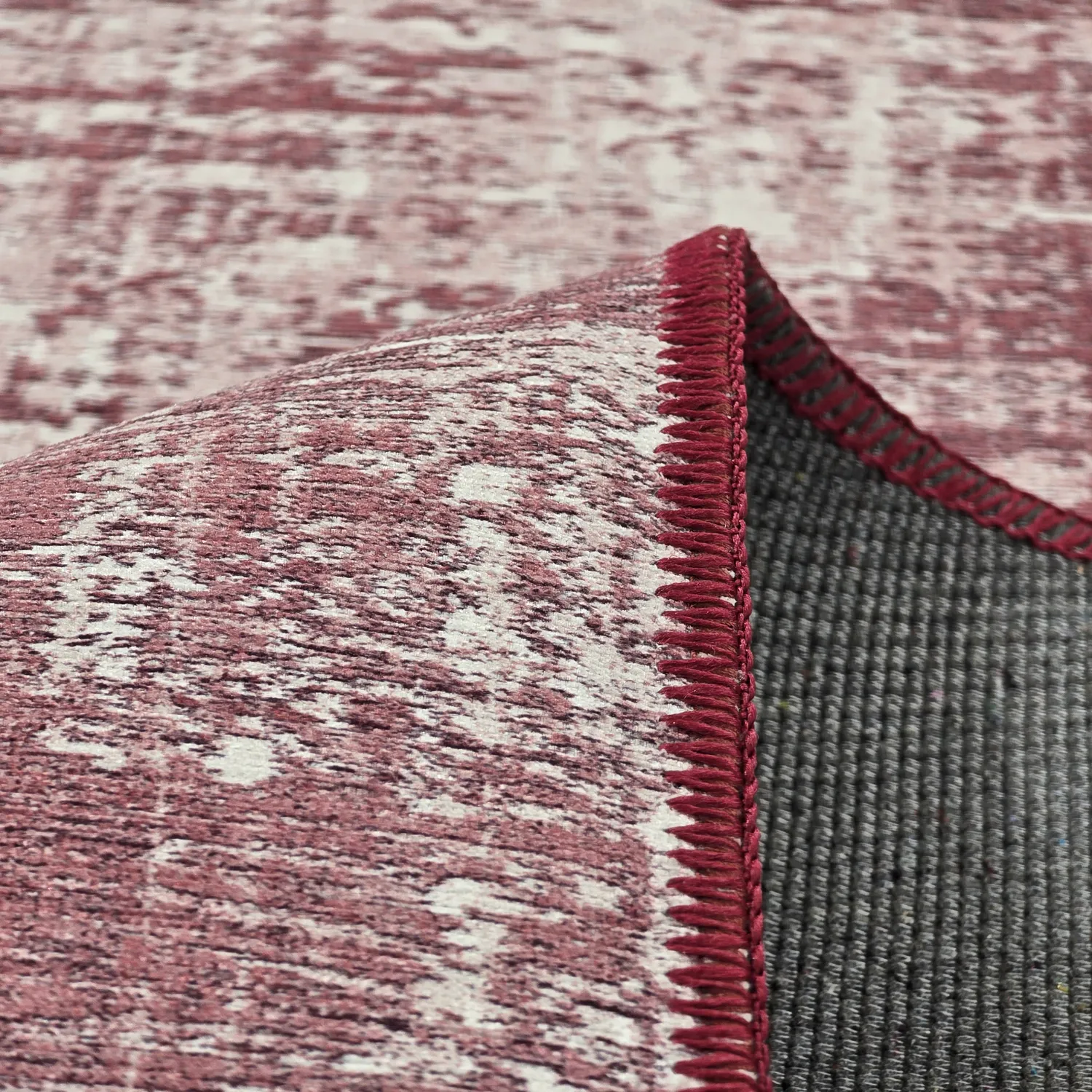 Flachgewebter Teppich - Elira (rot)