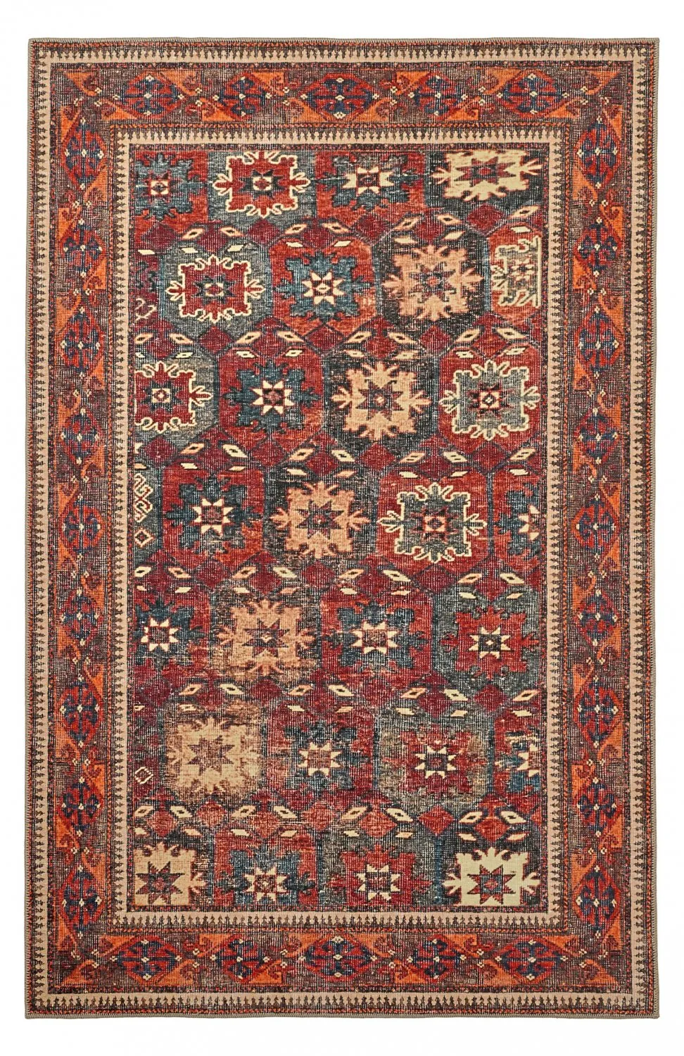 Tapis tissé à plat - Khalamir (rouge)